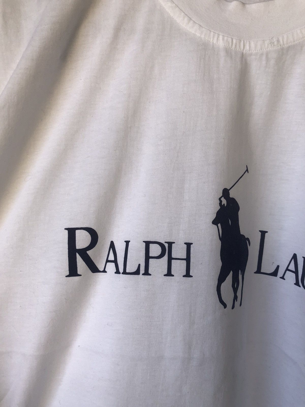 Vintage Vintage Polo Ralph Lauren Big Logo Tshirt Size US L / EU 52-54 / 3 - 8 Thumbnail