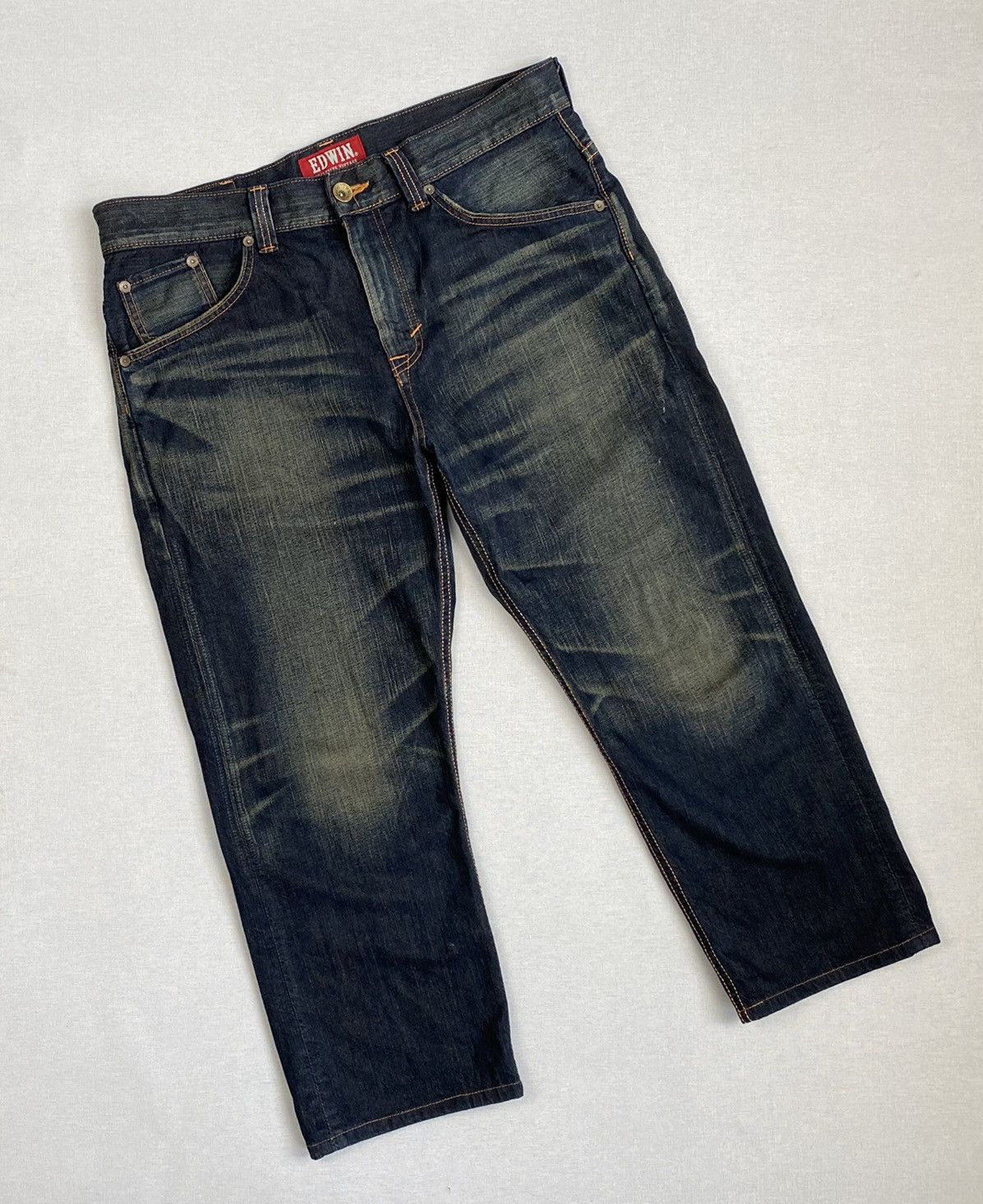 Edwin × Japanese Brand Mens EDWIN JAPAN Jeans Denim Pants size 36 Size US 36 / EU 52 - 2 Thumbnail