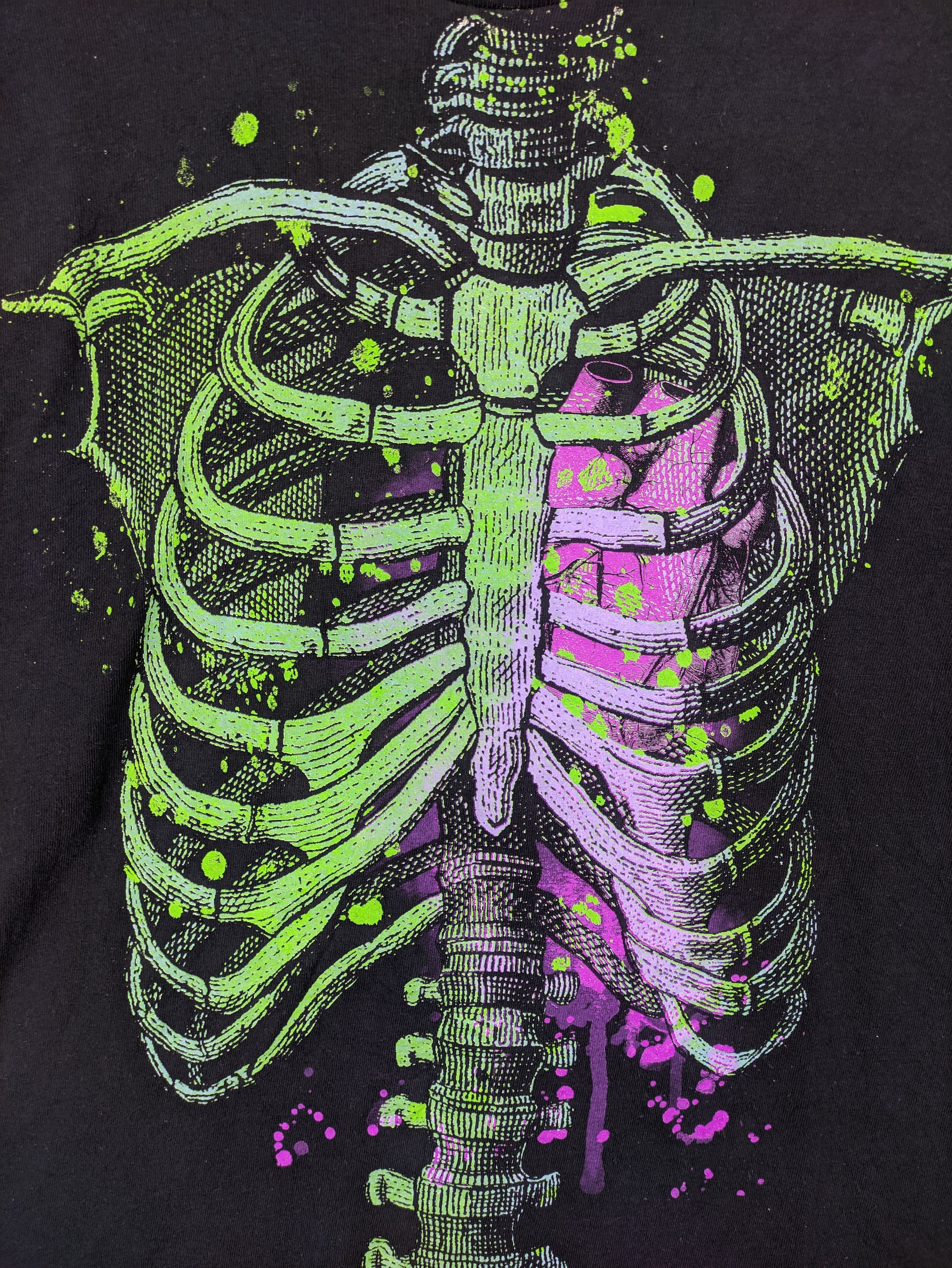 Vintage Steals🔥Vintage T Shirt Skeleton Kapital Style(Combo Tee PM) Size US XL / EU 56 / 4 - 5 Thumbnail