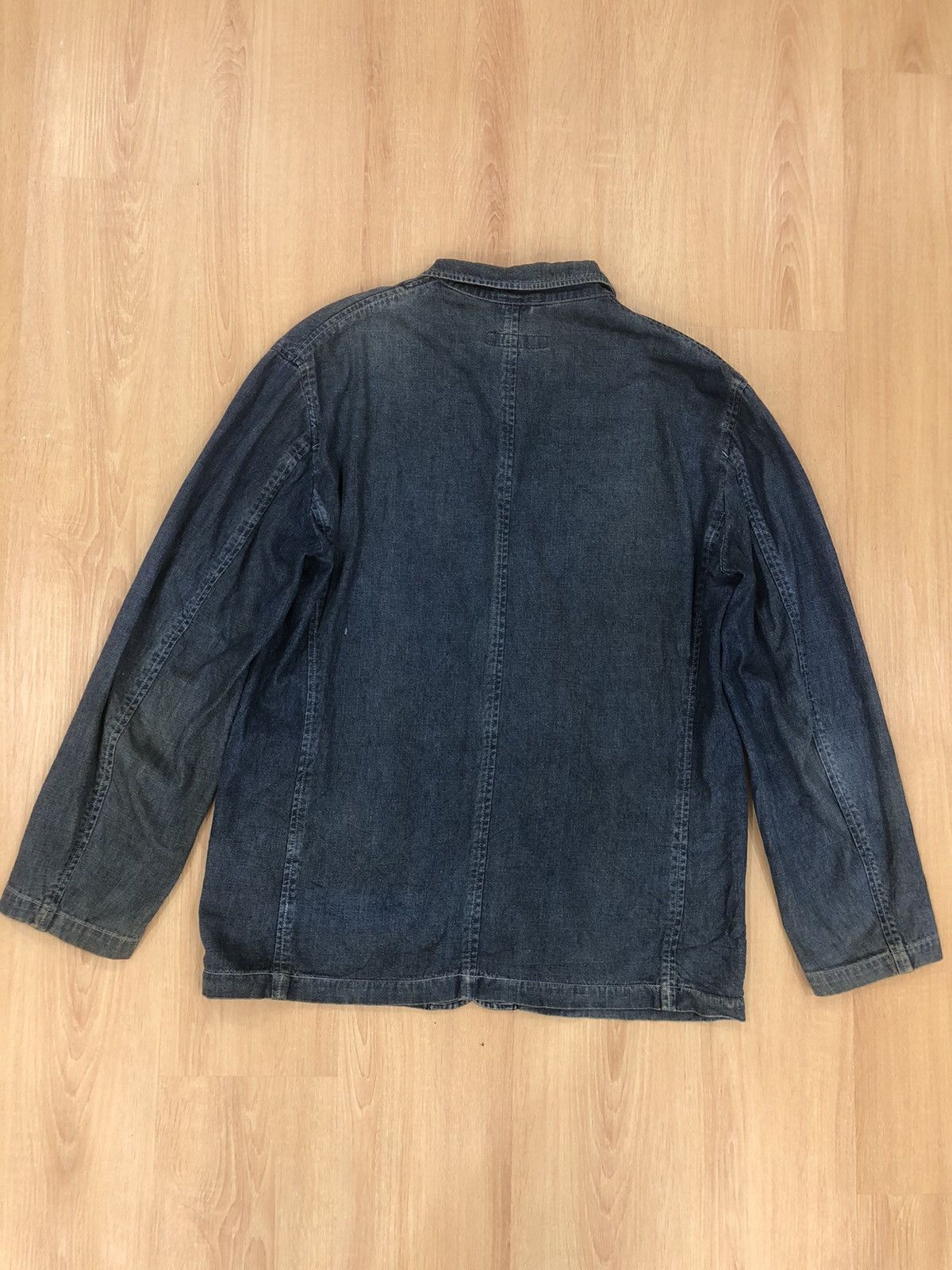 Japanese Brand Vintage Union Made Denim Jacket button up Size US L / EU 52-54 / 3 - 8 Thumbnail