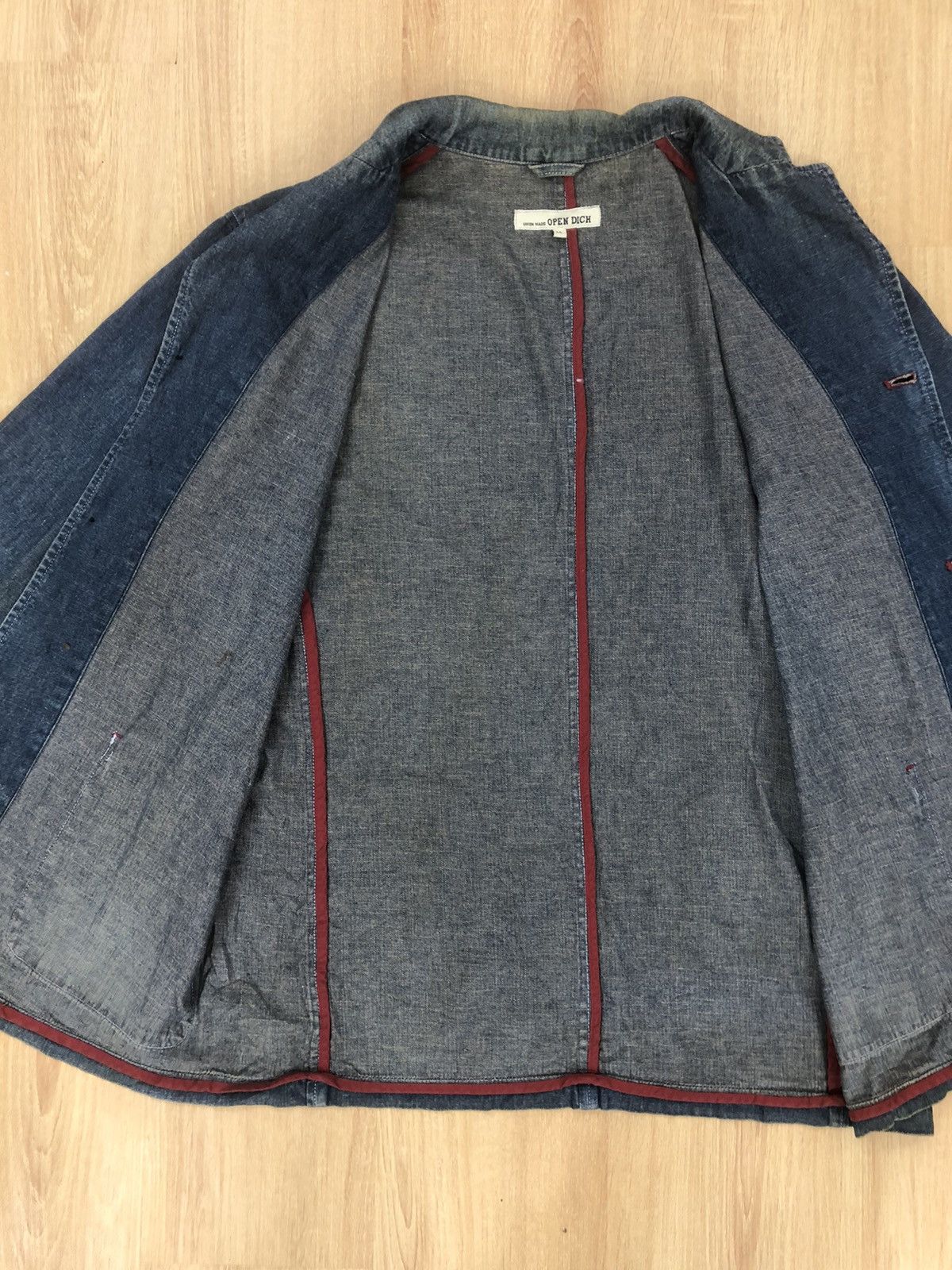 Japanese Brand Vintage Union Made Denim Jacket button up Size US L / EU 52-54 / 3 - 7 Thumbnail