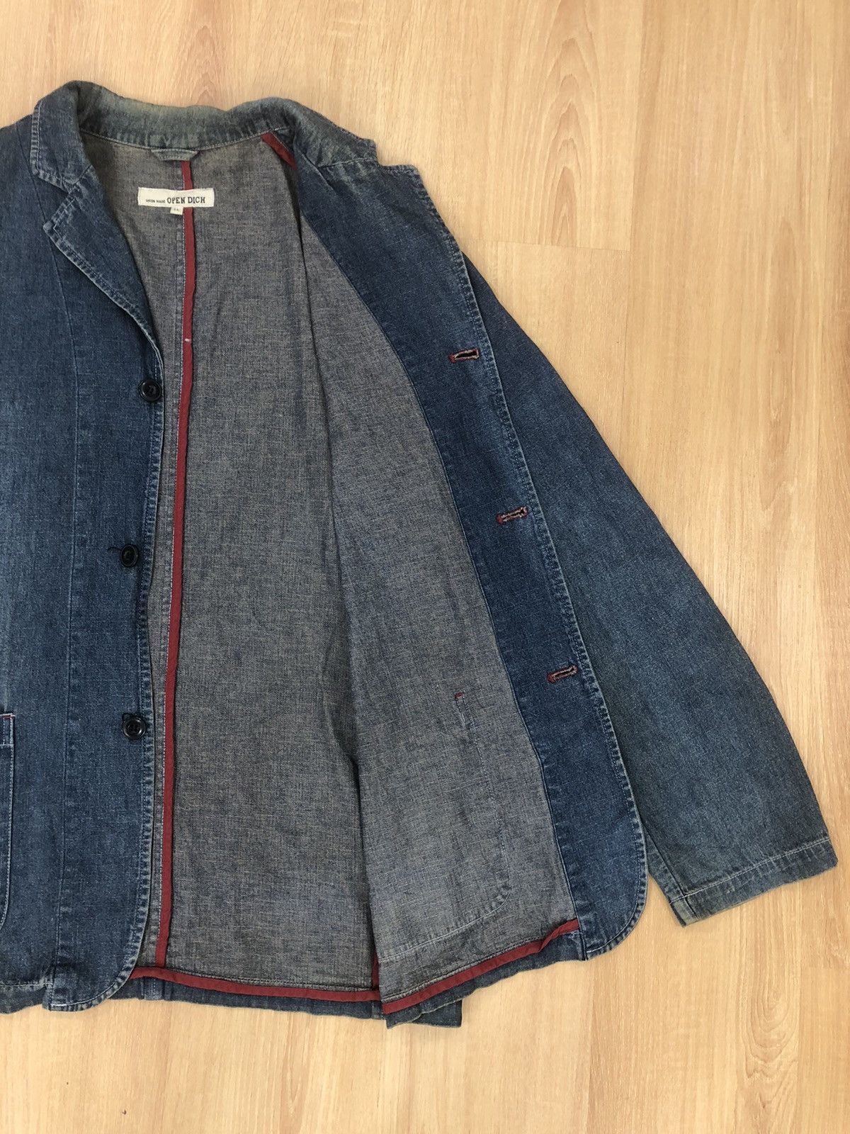 Japanese Brand Vintage Union Made Denim Jacket button up Size US L / EU 52-54 / 3 - 5 Thumbnail
