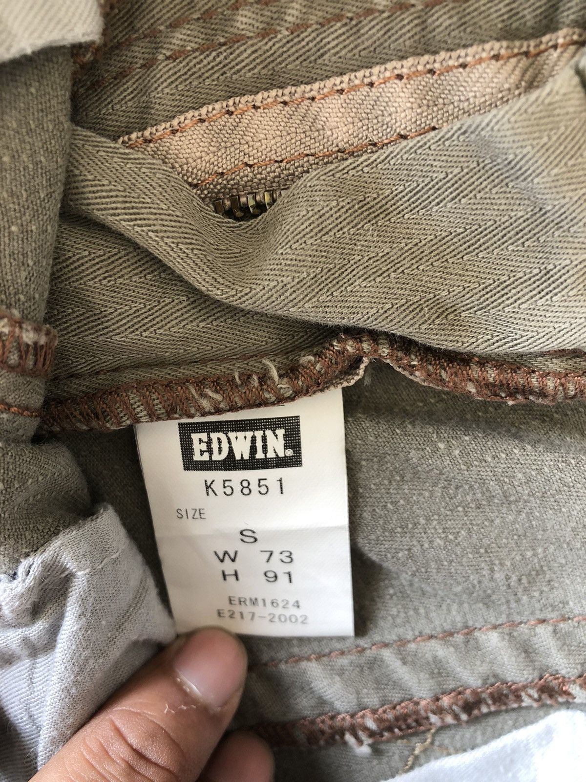 Edwin Japanese edwin 505 KHAKI cargo pants tactical multipocket Size US 30 / EU 46 - 17 Thumbnail