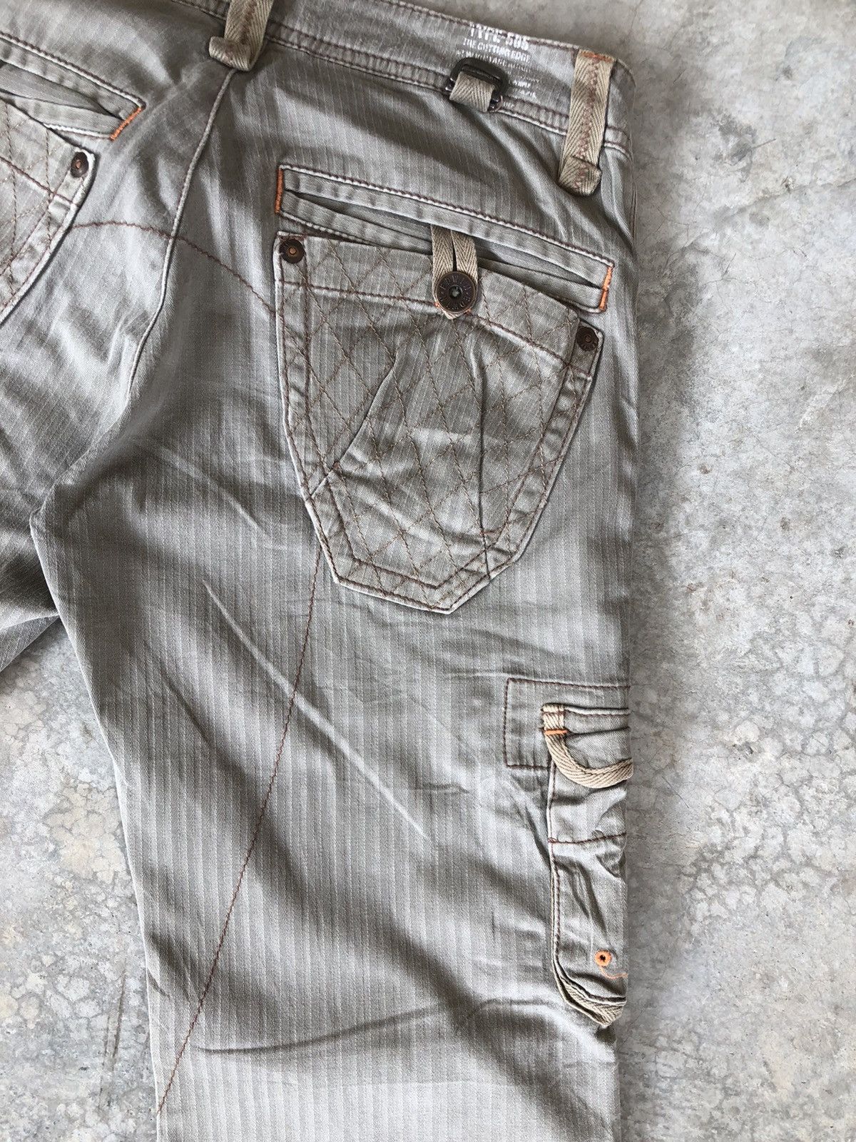 Edwin Japanese edwin 505 KHAKI cargo pants tactical multipocket Size US 30 / EU 46 - 11 Thumbnail