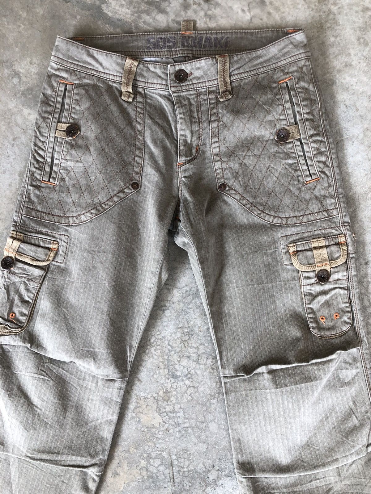 Edwin Japanese edwin 505 KHAKI cargo pants tactical multipocket Size US 30 / EU 46 - 4 Thumbnail