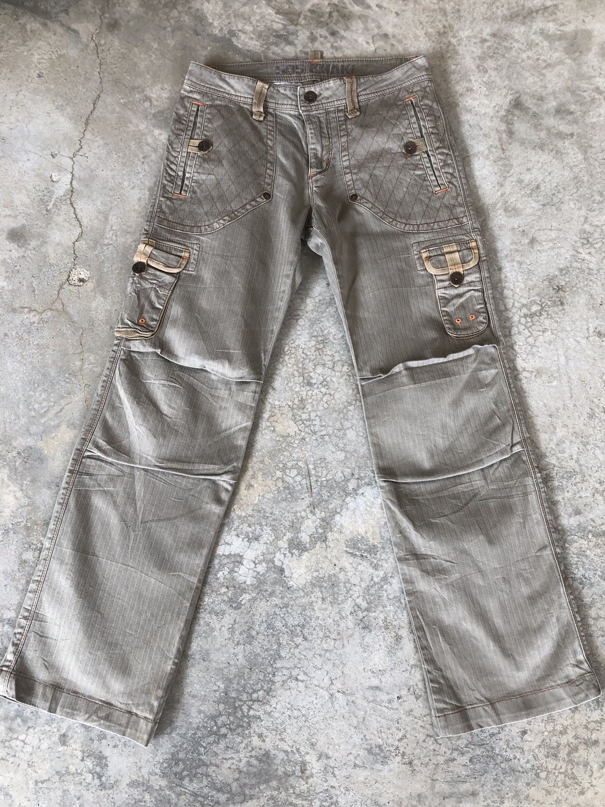 Edwin Japanese edwin 505 KHAKI cargo pants tactical multipocket Size US 30 / EU 46 - 1 Thumbnail