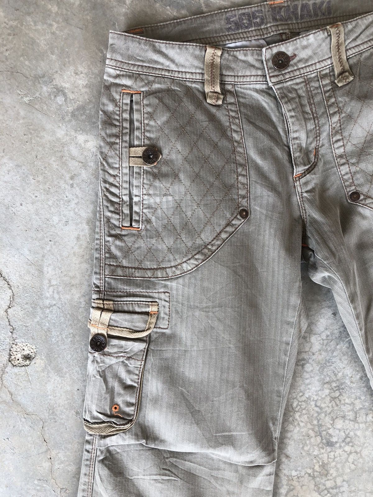 Edwin Japanese edwin 505 KHAKI cargo pants tactical multipocket Size US 30 / EU 46 - 5 Thumbnail