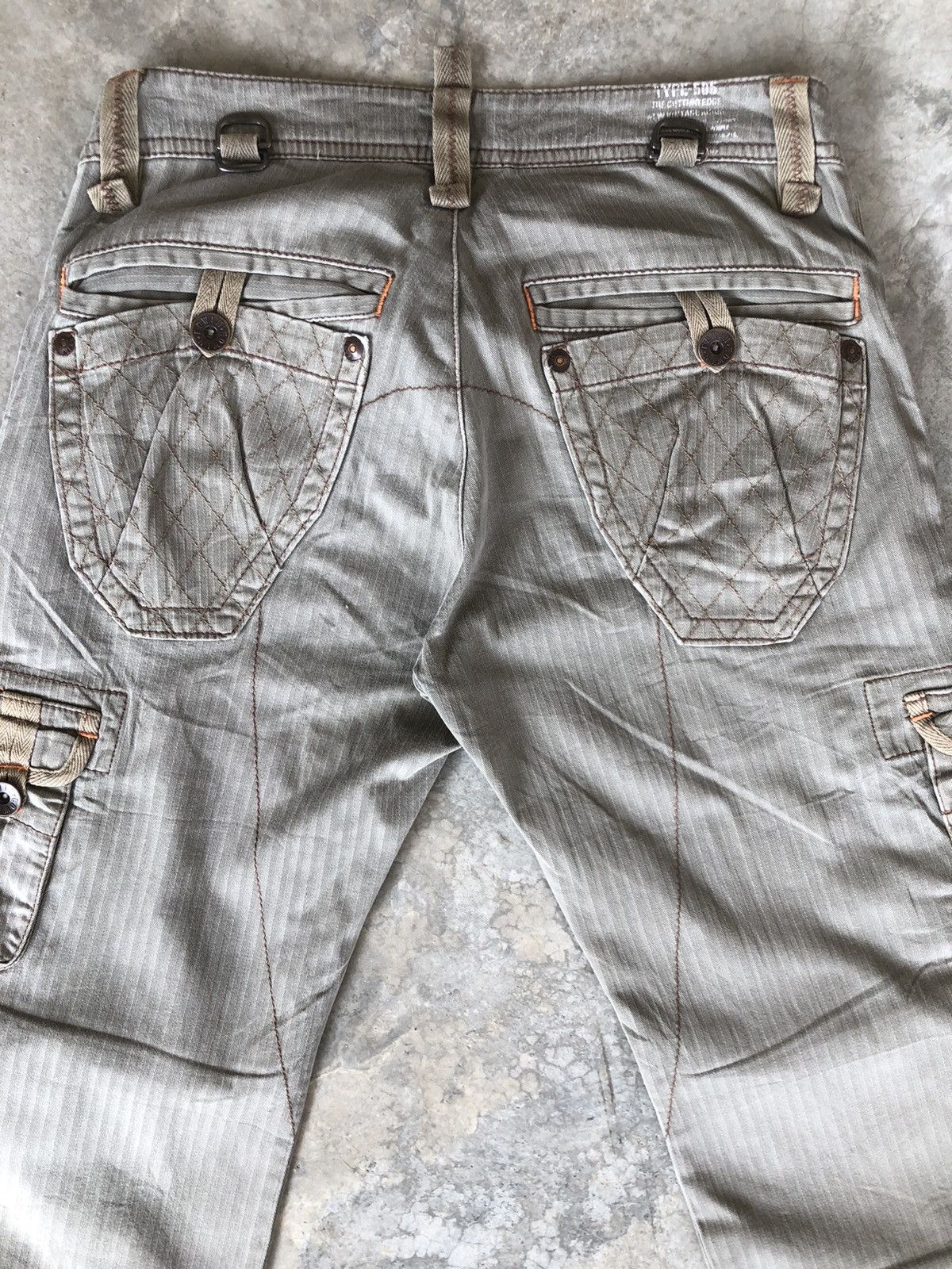 Edwin Japanese edwin 505 KHAKI cargo pants tactical multipocket Size US 30 / EU 46 - 9 Thumbnail