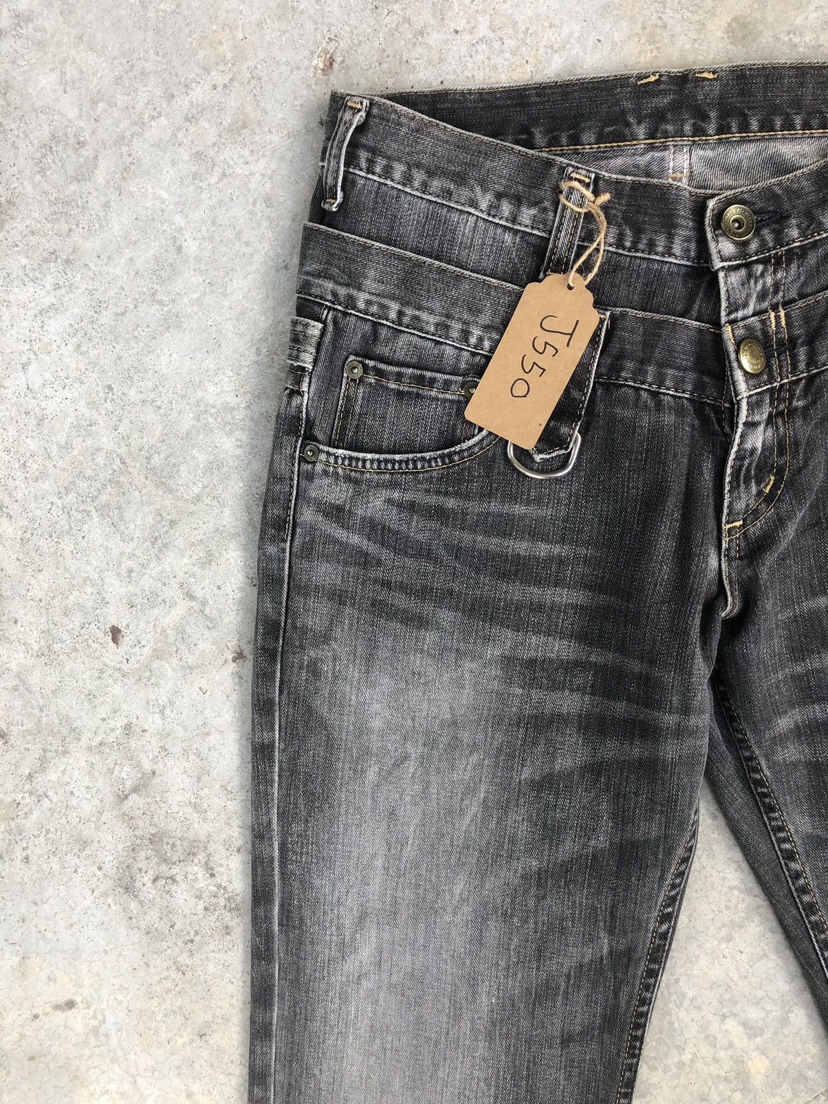 Hysteric Glamour Rare Wrangler Double Waist Distressed Jeans Size US 32 / EU 48 - 4 Thumbnail