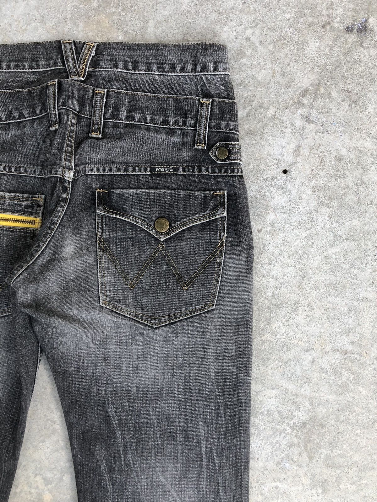 Hysteric Glamour Rare Wrangler Double Waist Distressed Jeans Size US 32 / EU 48 - 10 Thumbnail