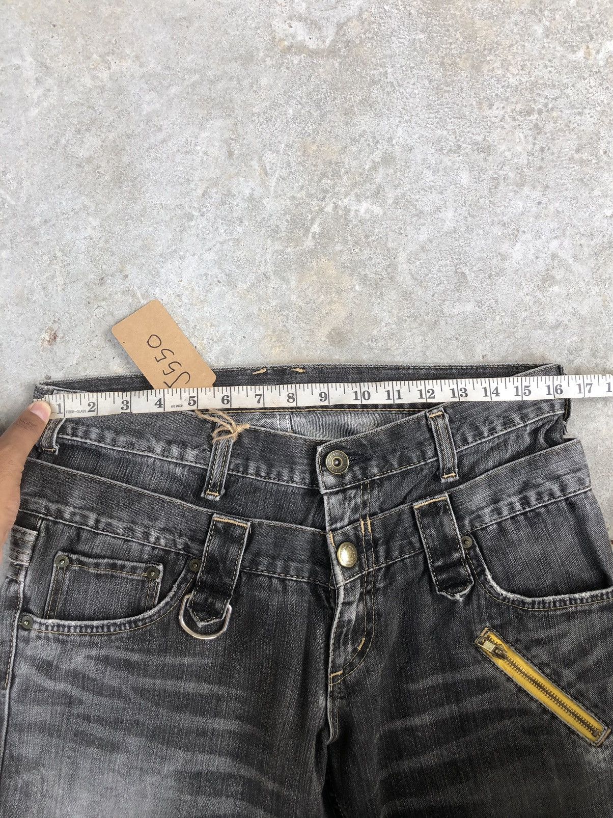 Hysteric Glamour Rare Wrangler Double Waist Distressed Jeans Size US 32 / EU 48 - 17 Thumbnail