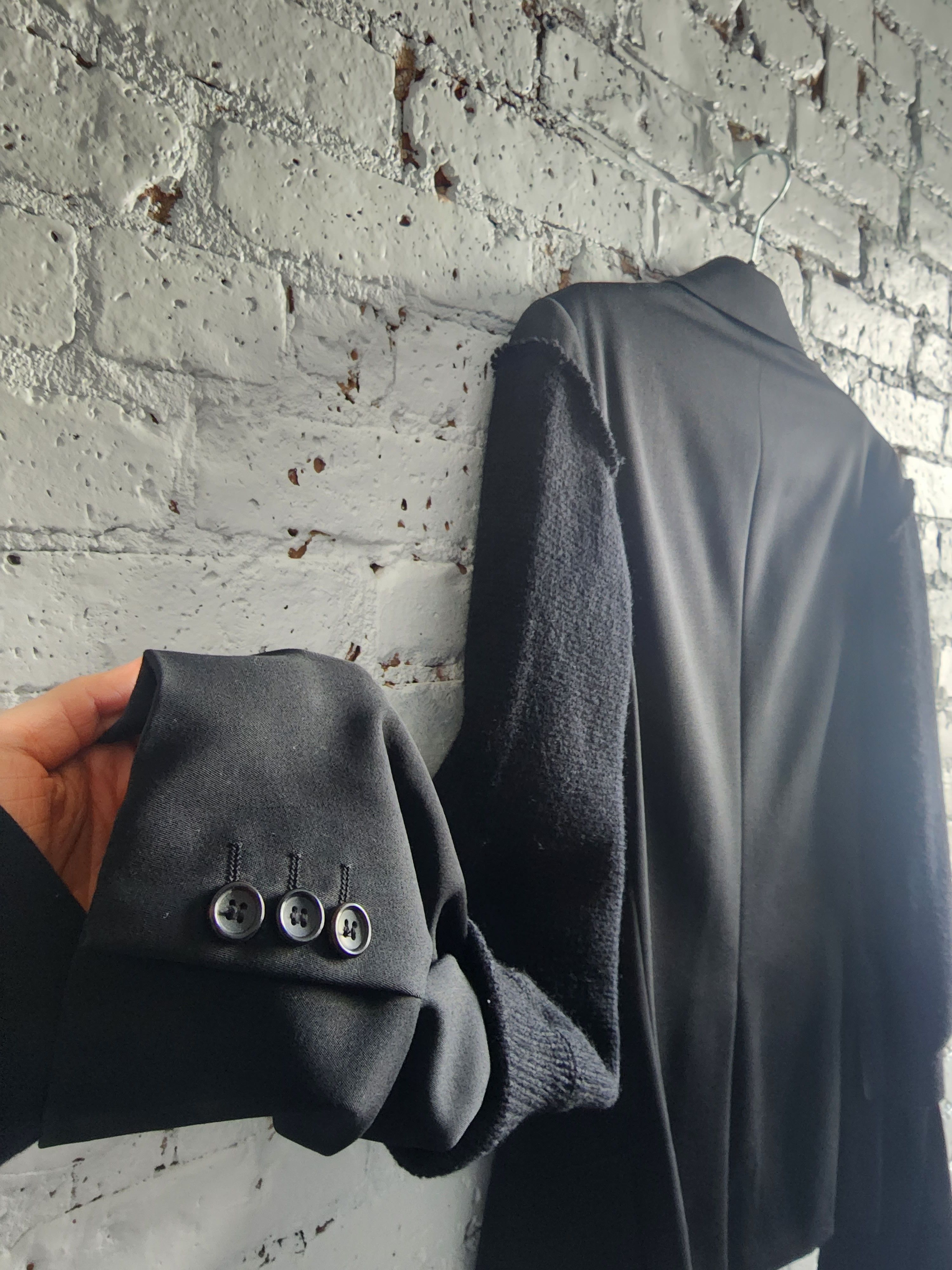 Comme des Garcons AW2014 Wool Blazer Elongated Double Sleeves Size US M / EU 48-50 / 2 - 3 Thumbnail