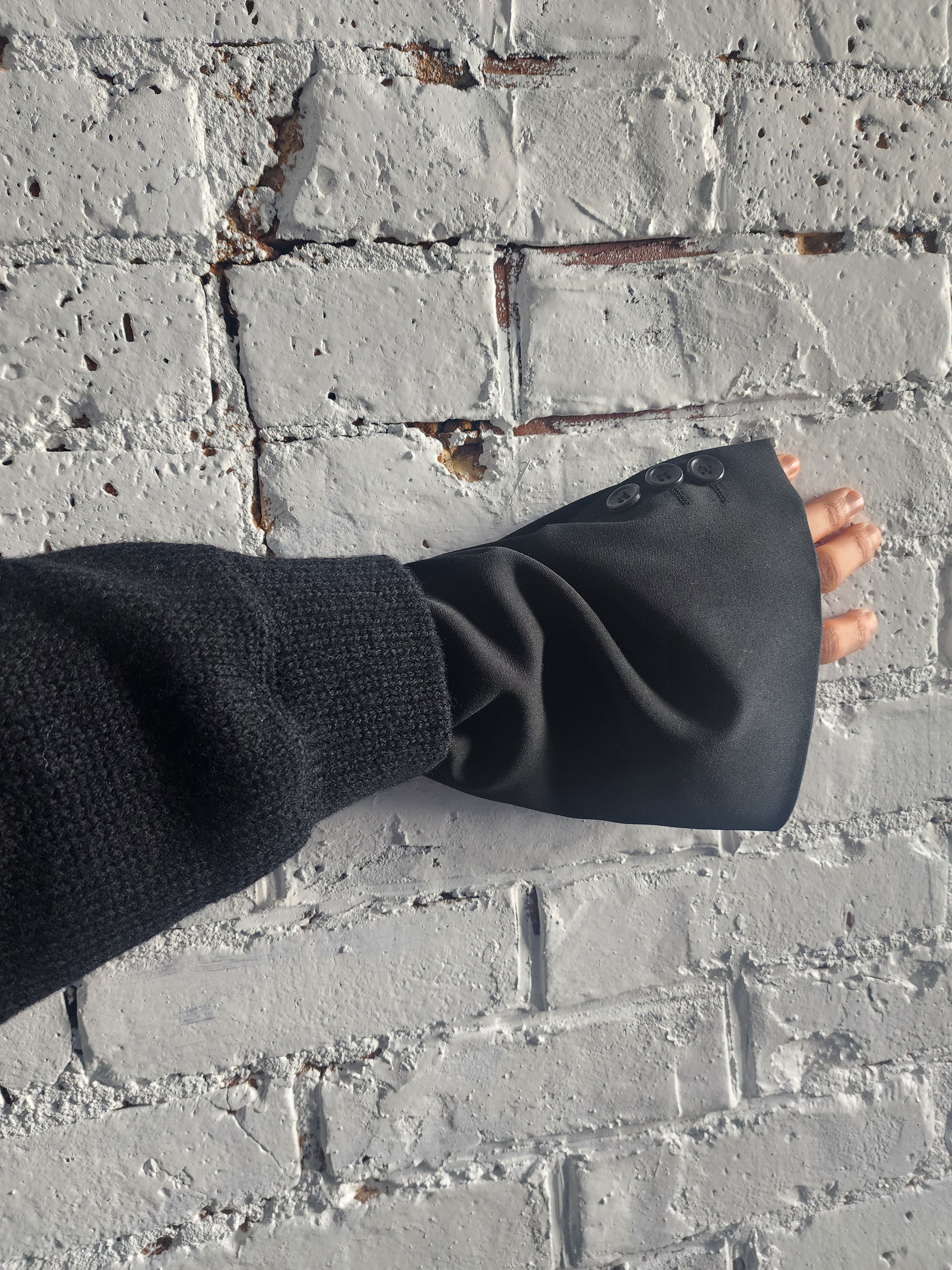 Comme des Garcons AW2014 Wool Blazer Elongated Double Sleeves Size US M / EU 48-50 / 2 - 4 Thumbnail