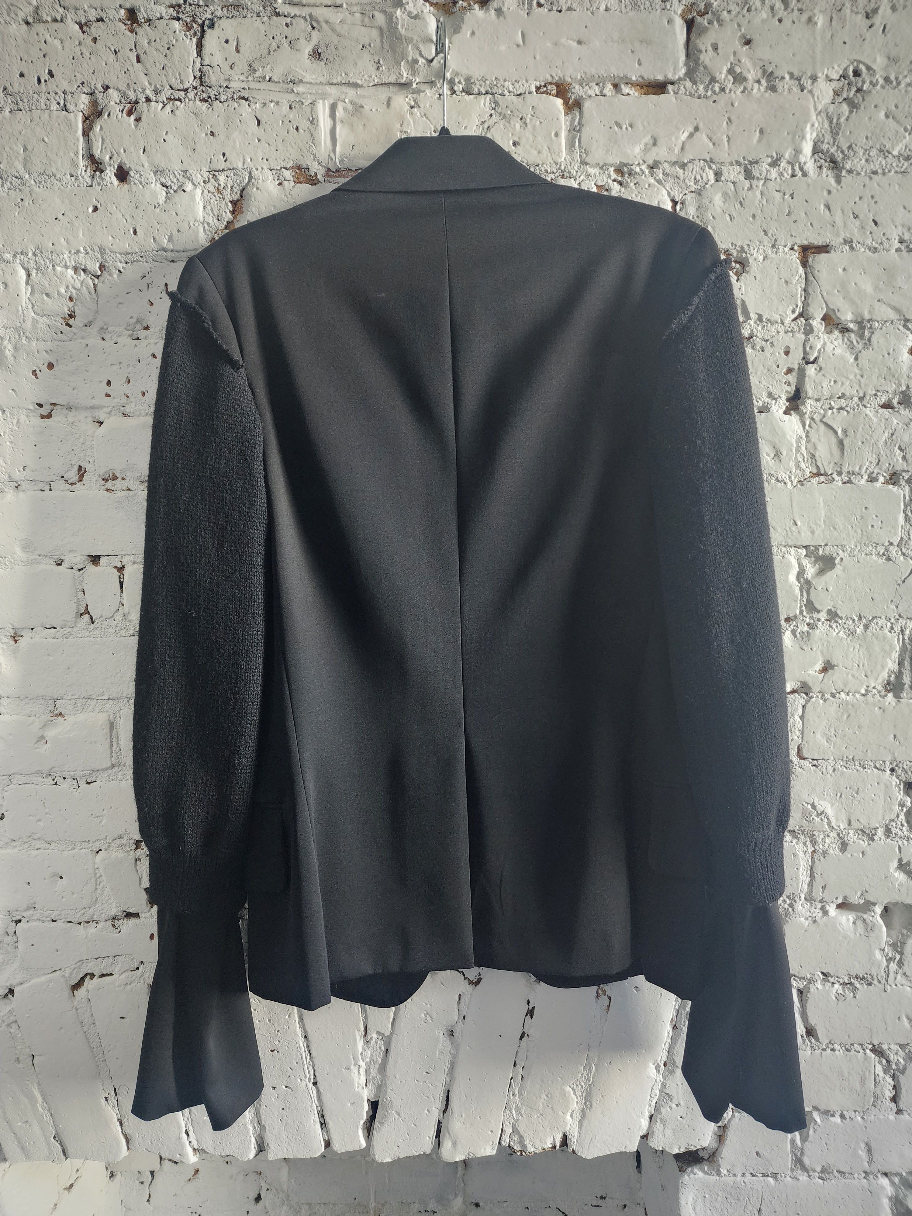 Comme des Garcons AW2014 Wool Blazer Elongated Double Sleeves Size US M / EU 48-50 / 2 - 2 Thumbnail