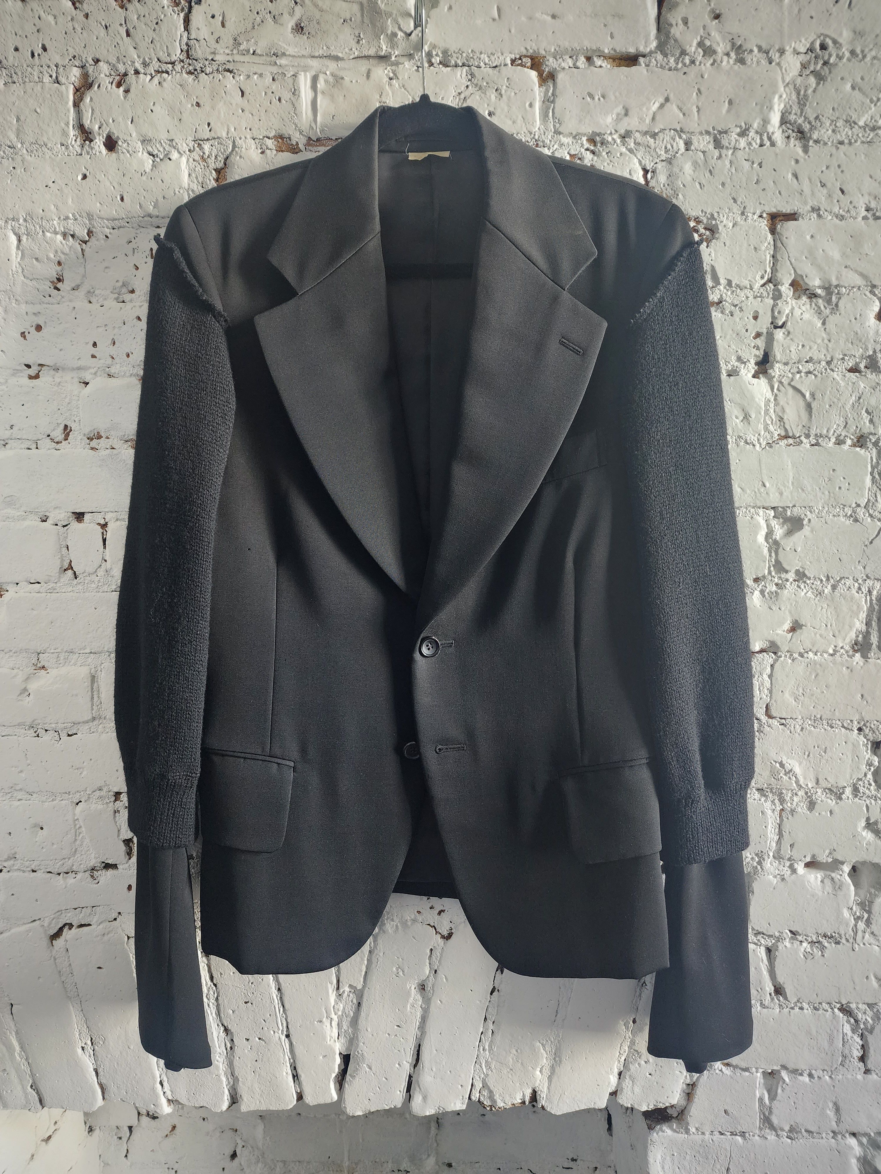 Comme des Garcons AW2014 Wool Blazer Elongated Double Sleeves Size US M / EU 48-50 / 2 - 1 Thumbnail