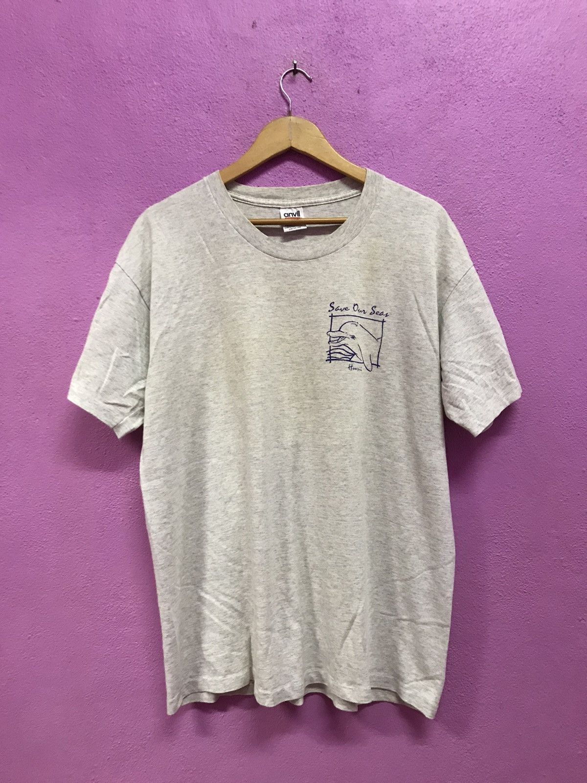Anvil Save Our Seas Hawaii T-Shirts Size L Size US L / EU 52-54 / 3 - 2 Thumbnail