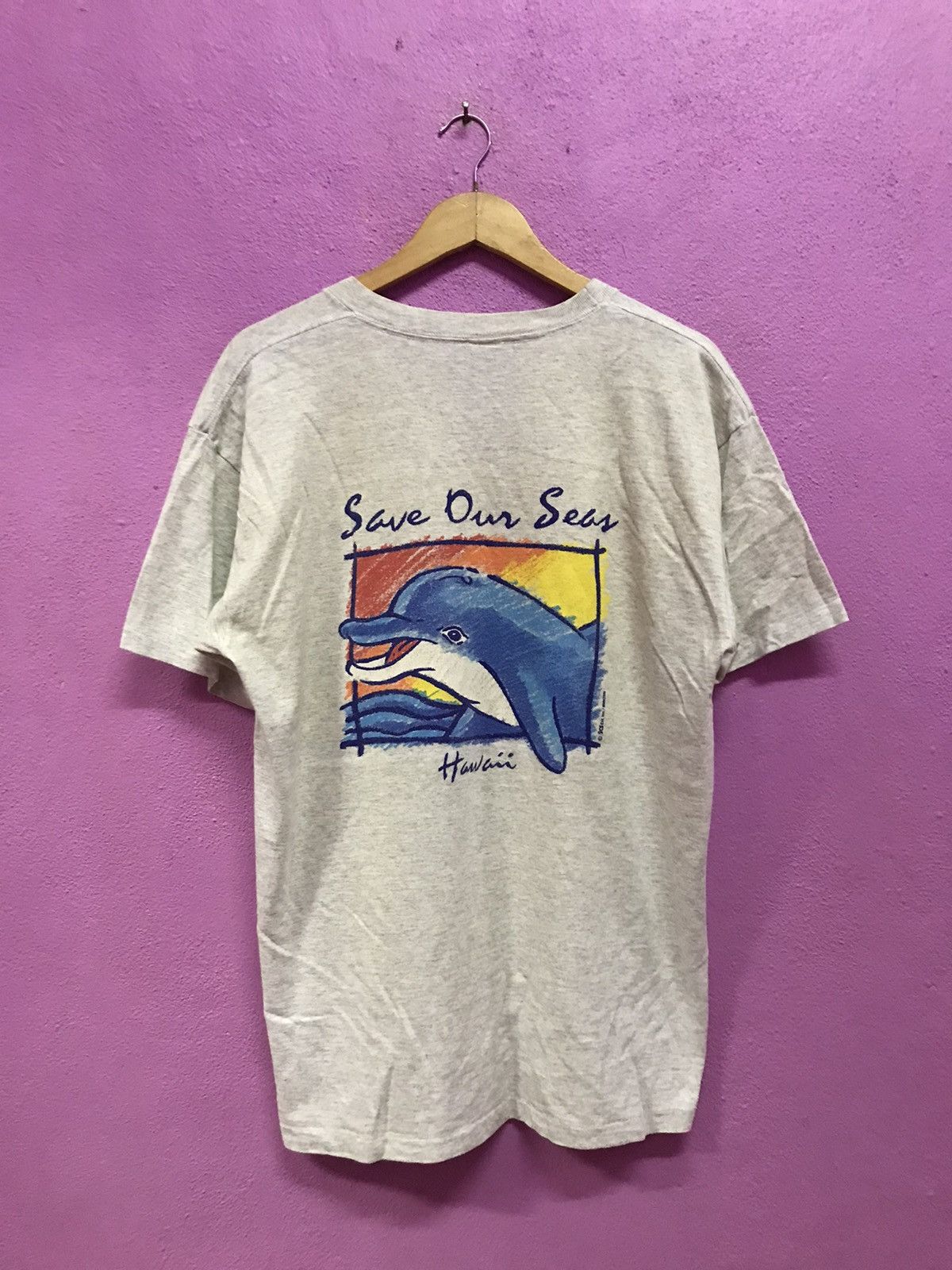 Anvil Save Our Seas Hawaii T-Shirts Size L Size US L / EU 52-54 / 3 - 1 Thumbnail