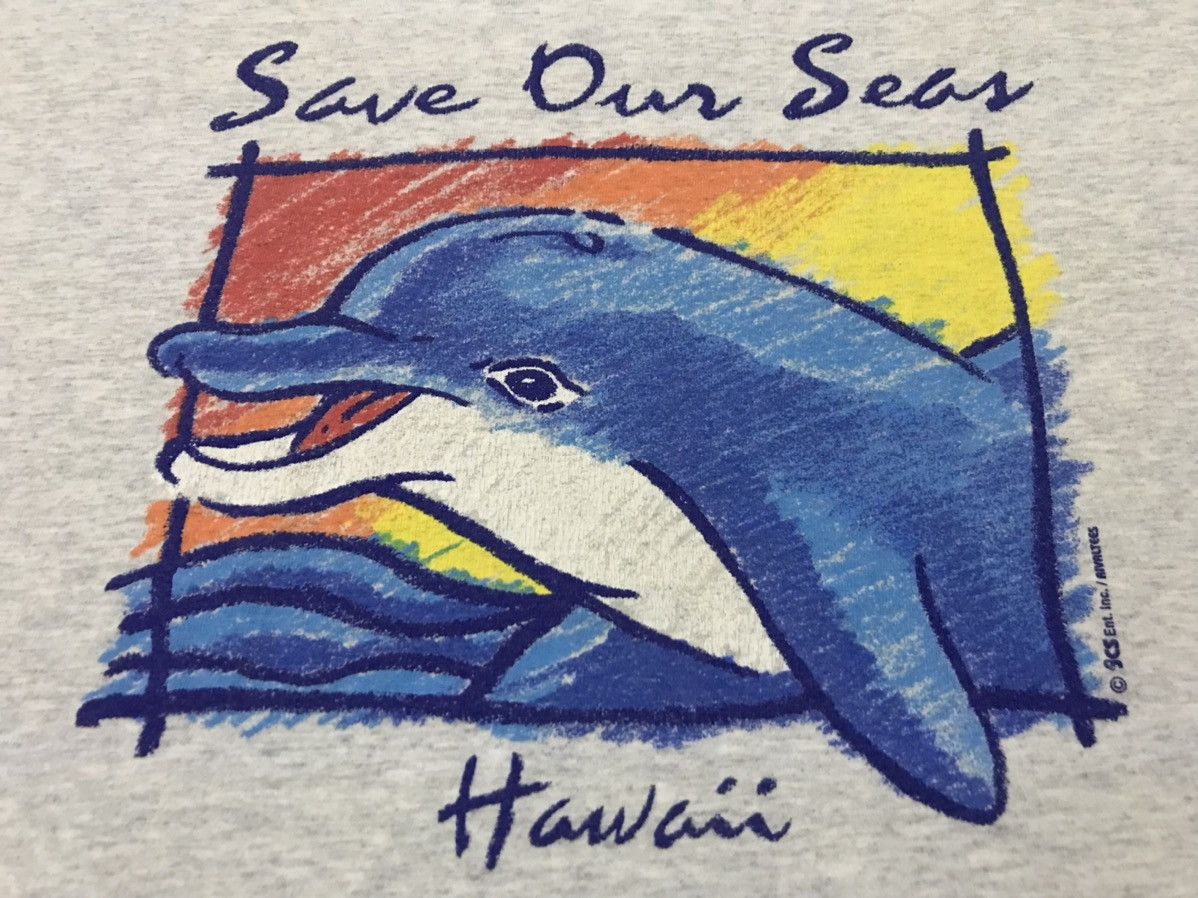 Anvil Save Our Seas Hawaii T-Shirts Size L Size US L / EU 52-54 / 3 - 3 Thumbnail