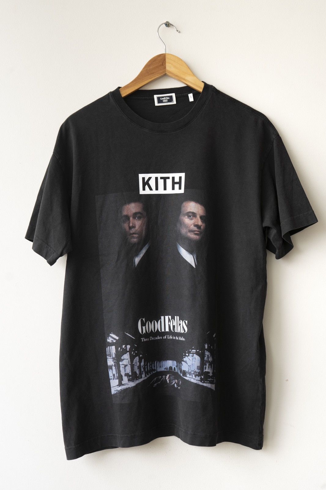 KITH goodfellas tee sサイズ　ヴィンテージ Kith Goodfellas Vintage Tee Black Men's - SS22 - US