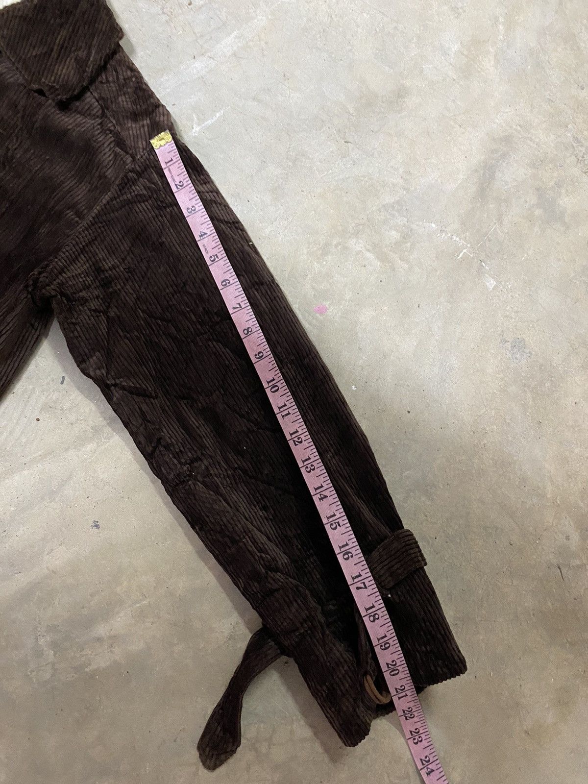 Saint Laurent Paris Vintage Saint Laurent Rive Gauche Brown Velvet Long Jacket Size US L / EU 52-54 / 3 - 8 Thumbnail