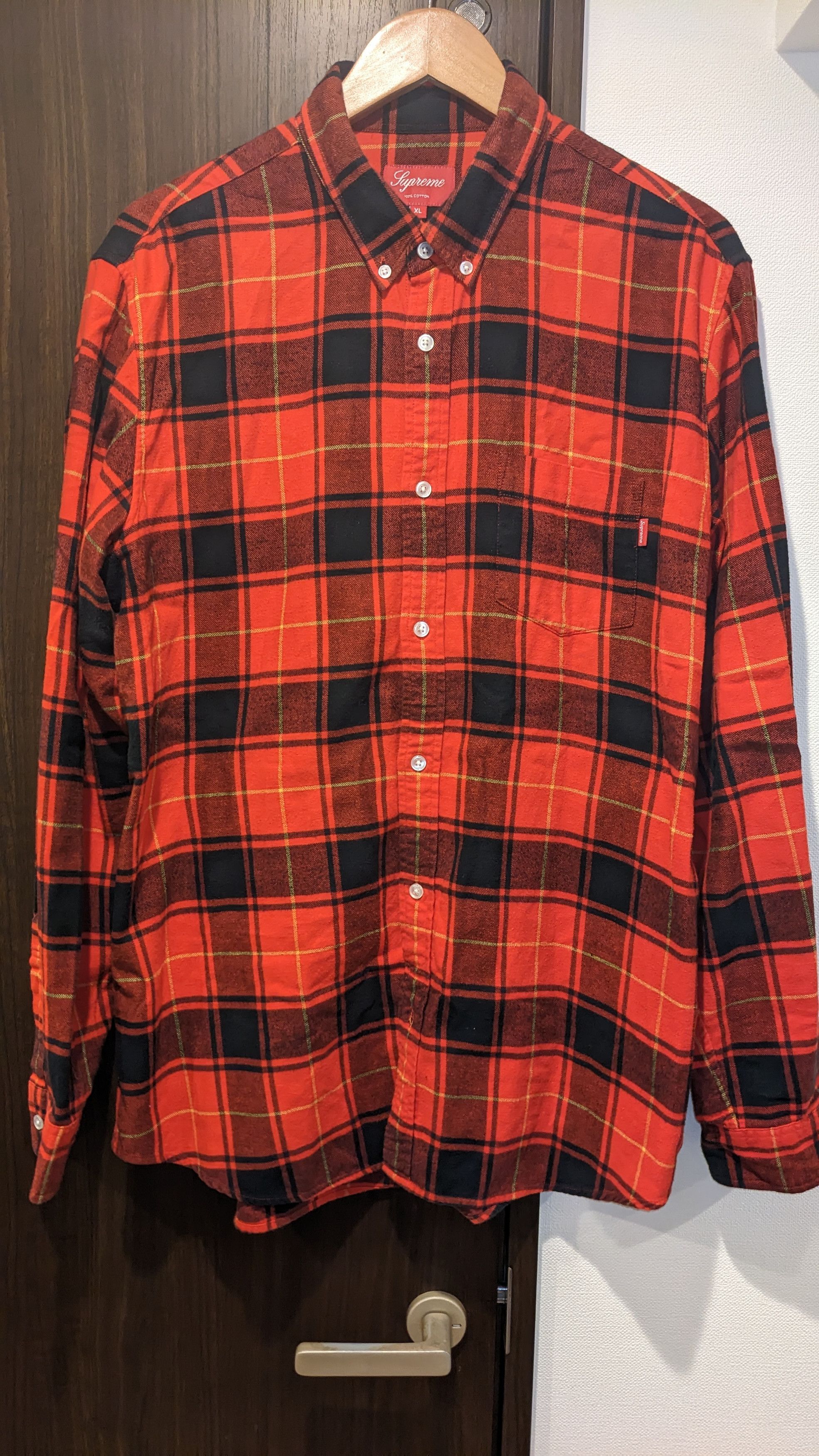 Supreme Longsleeve Flannel Shirt Size US XL / EU 56 / 4 - 1 Thumbnail