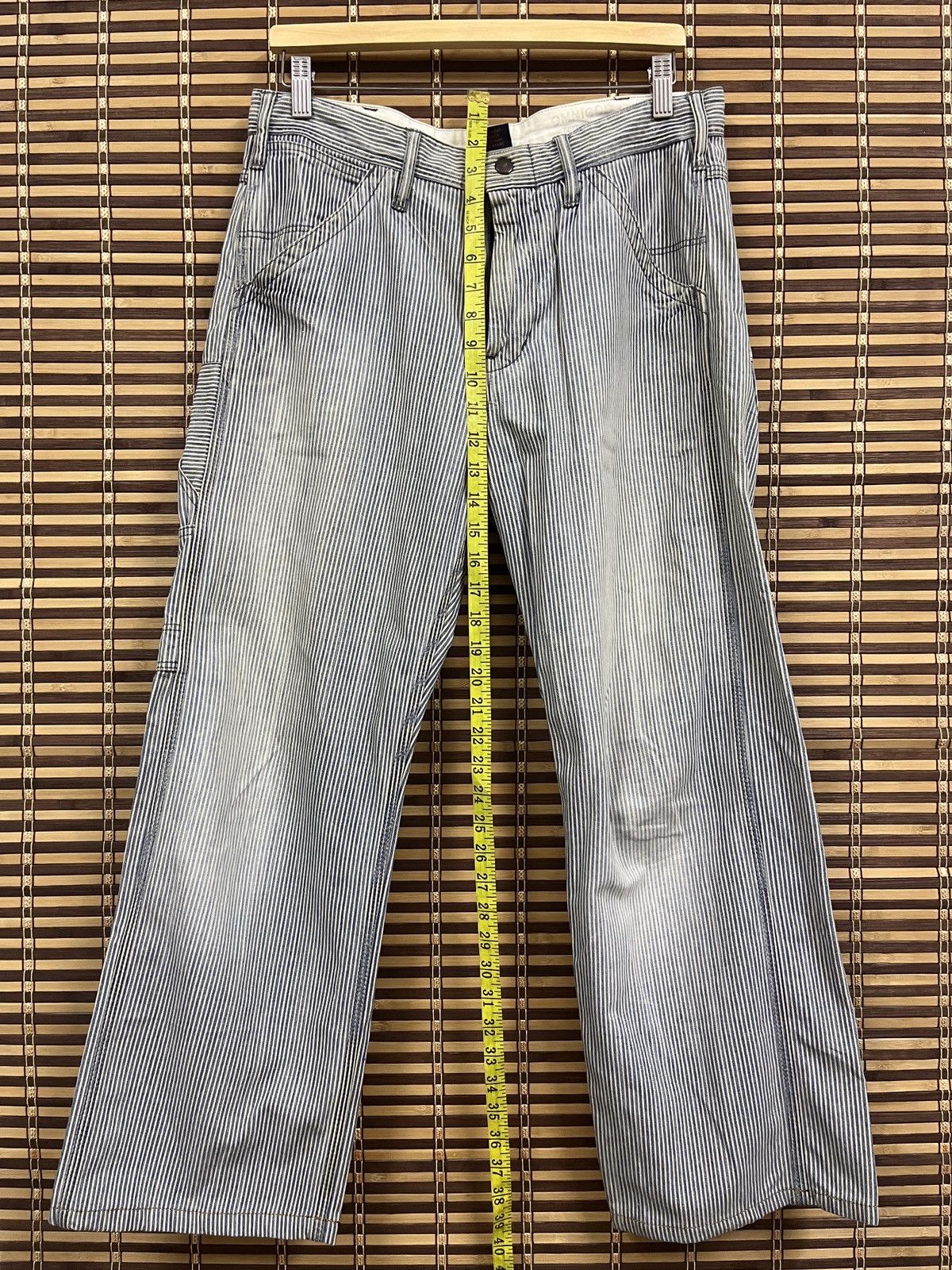 OMNIGOD × Vintage Flare Omnigod Hickory Denim Classic Jeans Japan Size US 34 / EU 50 - 2 Thumbnail