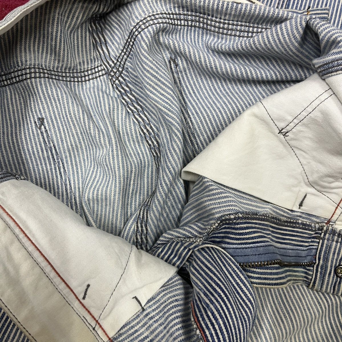 OMNIGOD × Vintage Flare Omnigod Hickory Denim Classic Jeans Japan Size US 34 / EU 50 - 18 Thumbnail