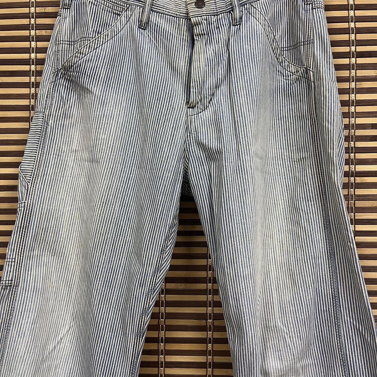 OMNIGOD × Vintage Flare Omnigod Hickory Denim Classic Jeans Japan Size US 34 / EU 50 - 7 Thumbnail