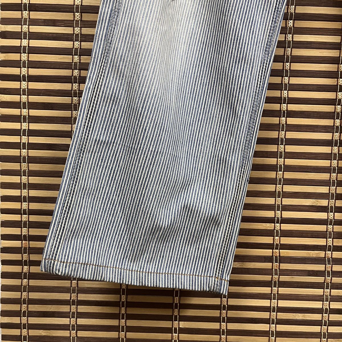 OMNIGOD × Vintage Flare Omnigod Hickory Denim Classic Jeans Japan Size US 34 / EU 50 - 10 Thumbnail