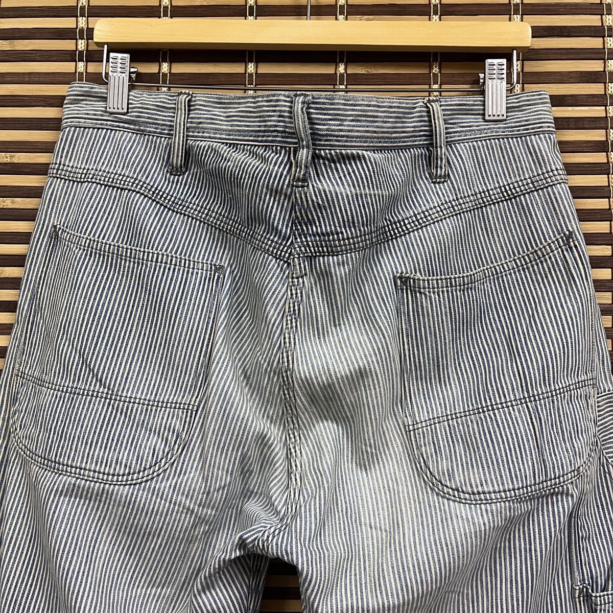 OMNIGOD × Vintage Flare Omnigod Hickory Denim Classic Jeans Japan Size US 34 / EU 50 - 20 Thumbnail