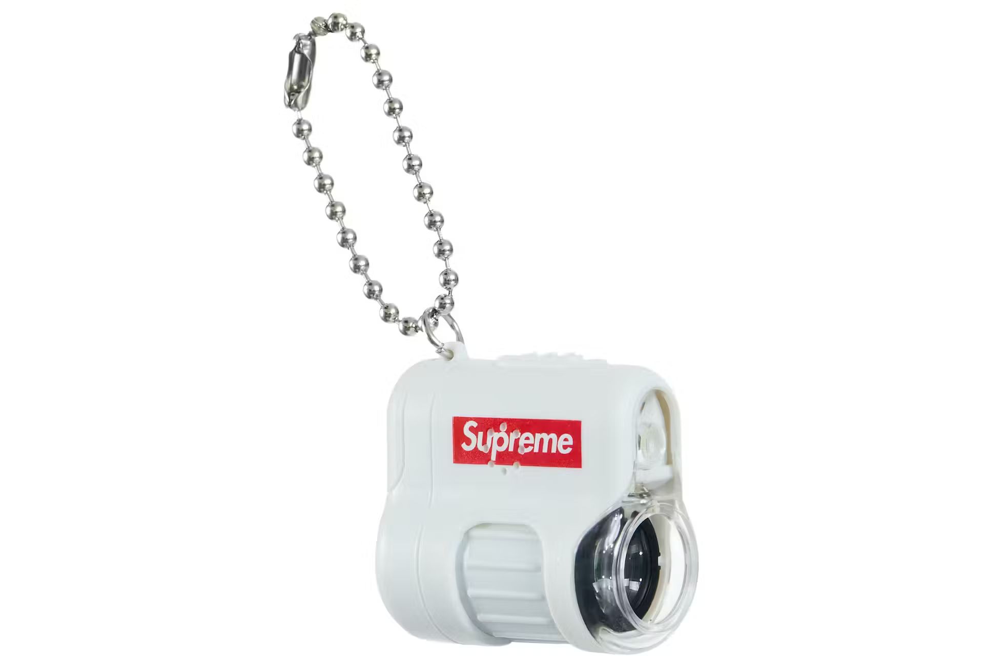 Pre-owned Supreme Raymay Pocket Microscope Keychain In White