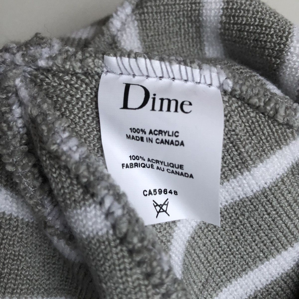 Dime Dime STRIPED Beanie Holiday 18 Size ONE SIZE - 4 Thumbnail