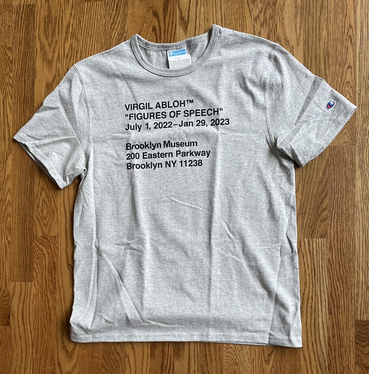 New Virgil Abloh Brooklyn Museum Figures of Speech Medium Champion Tee in  2023