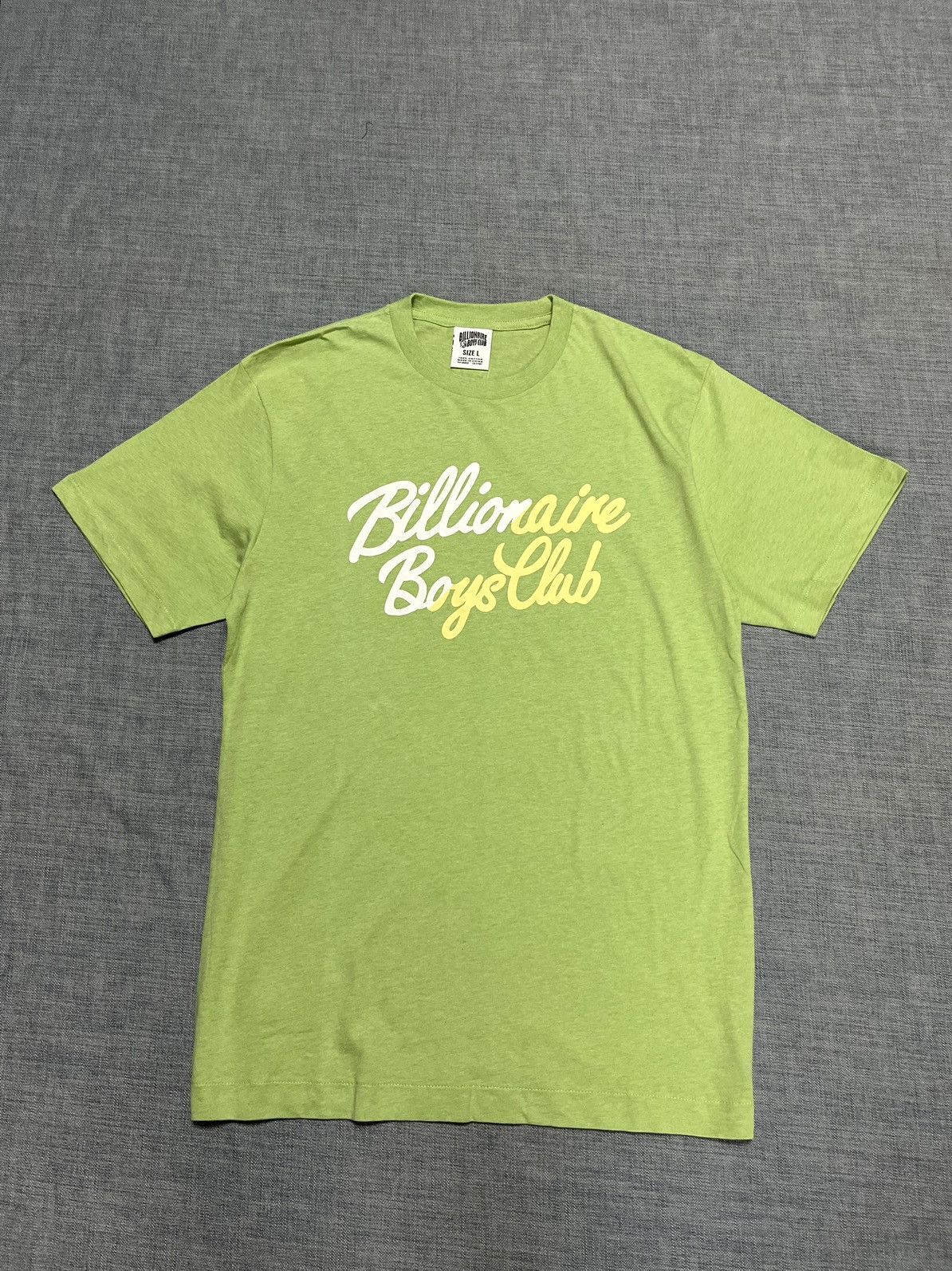 Billionaire Boys Club Billionaire Boys Club BBC Flip Script T-Shirt Green Size US L / EU 52-54 / 3 - 1 Thumbnail