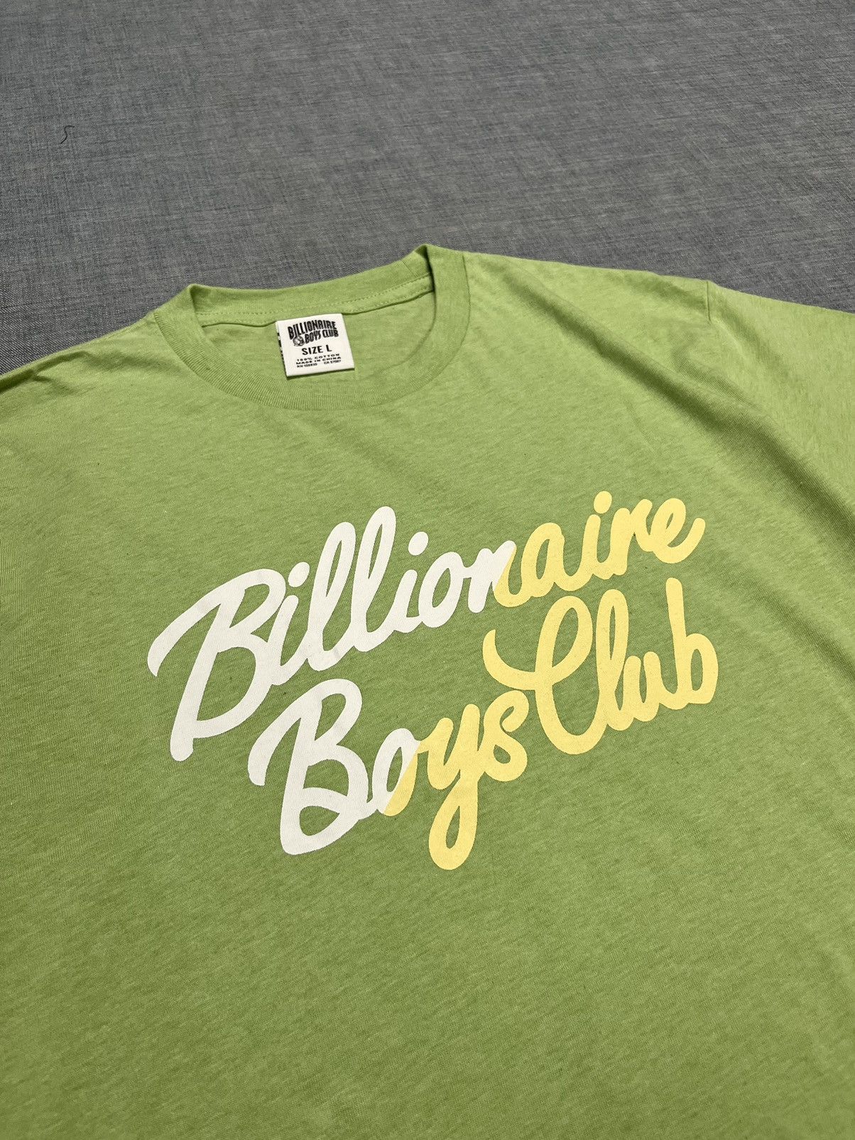 Billionaire Boys Club Billionaire Boys Club BBC Flip Script T-Shirt Green Size US L / EU 52-54 / 3 - 2 Thumbnail