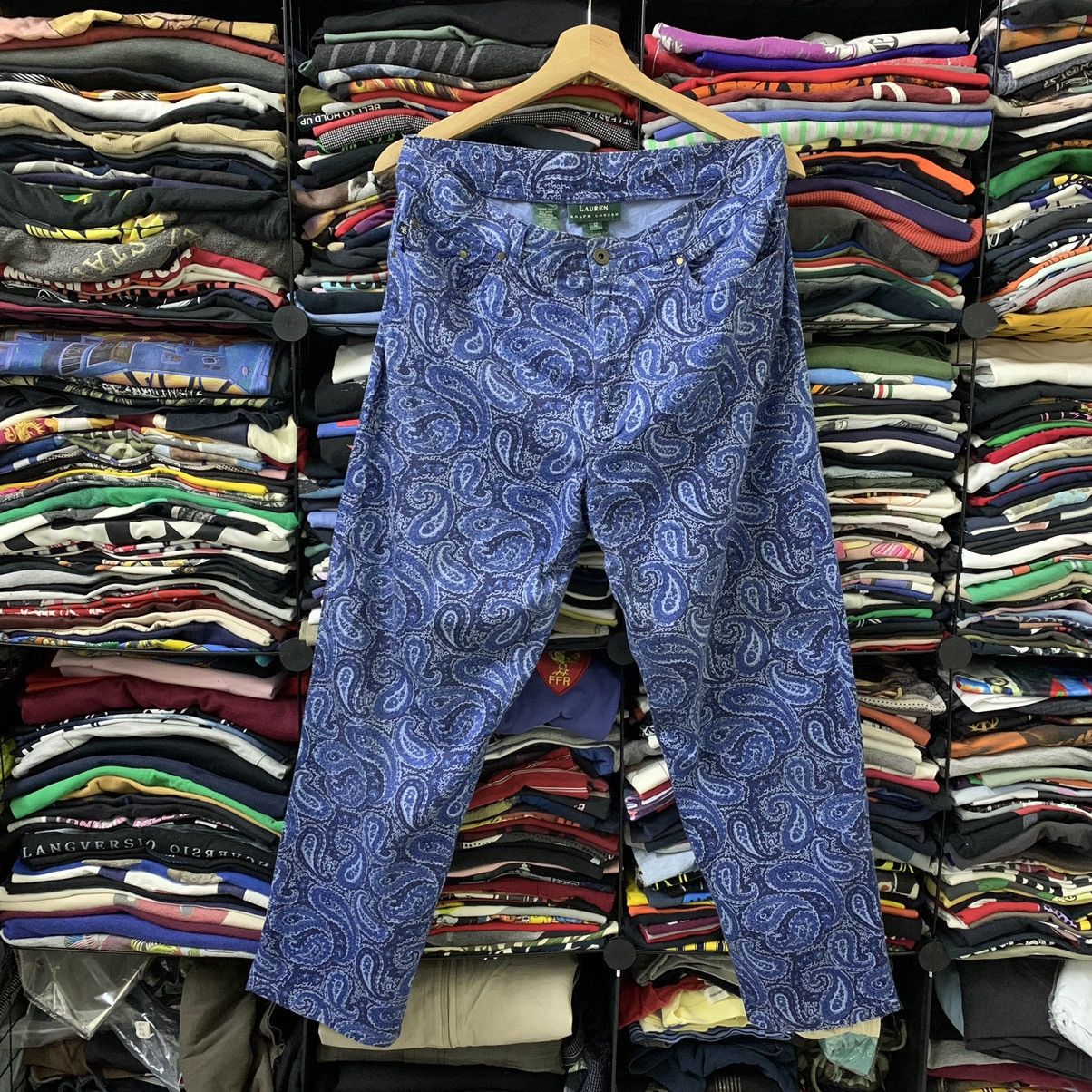 Polo Ralph Lauren × Vintage RALPH LAUREN PAISLEY VINTAGE WOMEN SIZE 12 Size 32" / US 10 / IT 46 - 1 Thumbnail