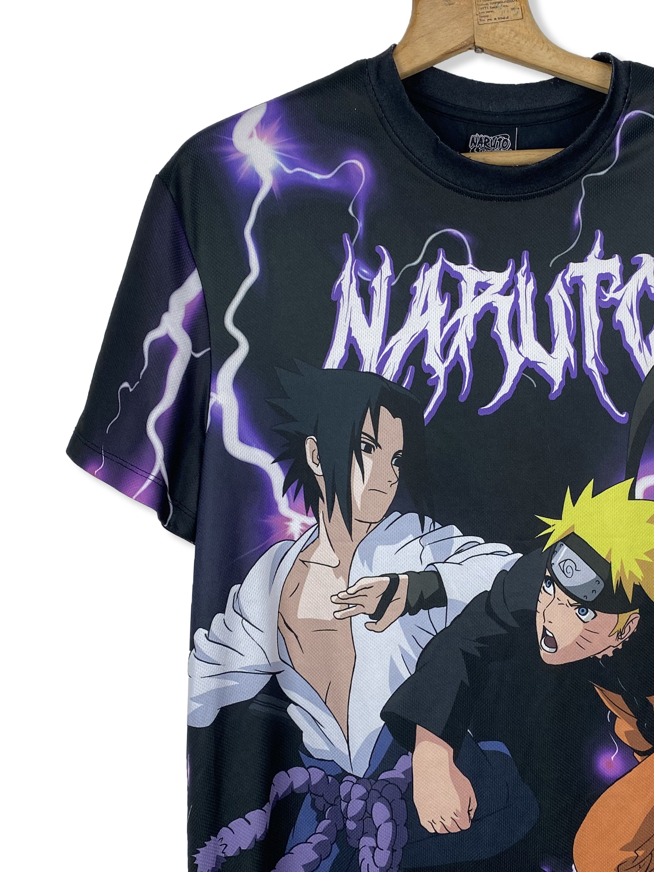 Anime Vintage NARUTO SHIPUDEN Overprint T-Shirt M382 Size US L / EU 52-54 / 3 - 3 Thumbnail