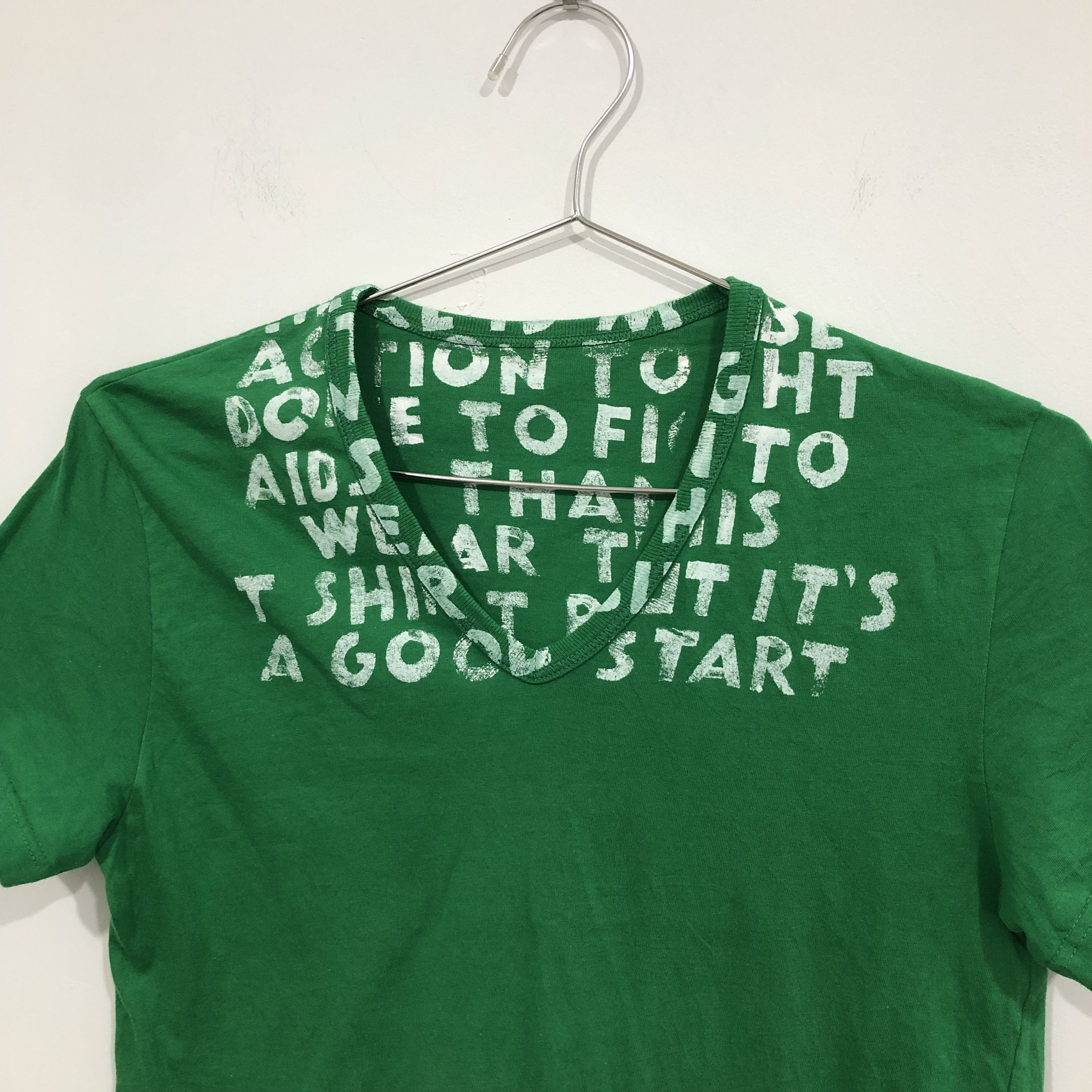 Maison Margiela Vintage Y2K Maison Margiela AIDS Tee Size US XS / EU 42 / 0 - 2 Thumbnail