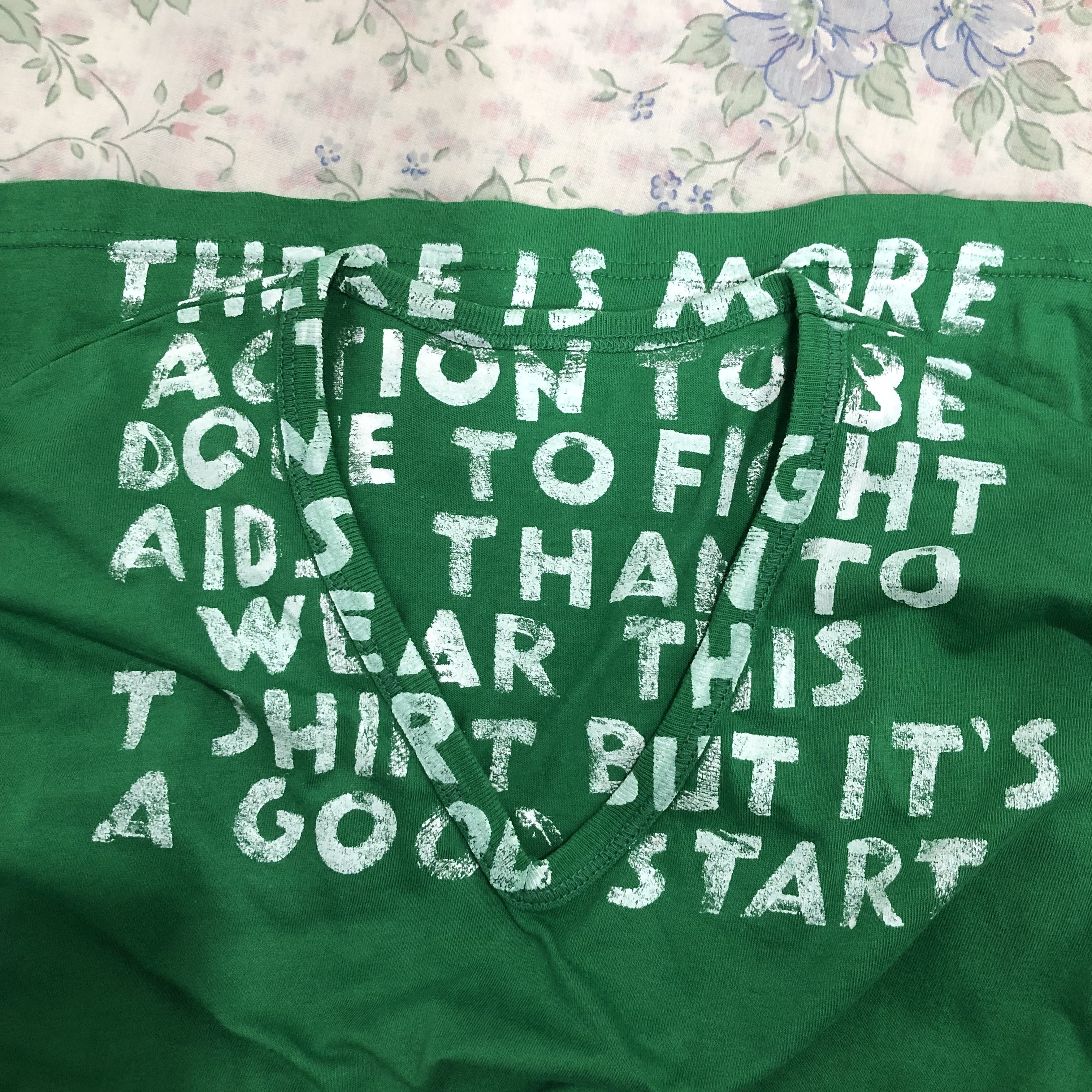Maison Margiela Vintage Y2K Maison Margiela AIDS Tee Size US XS / EU 42 / 0 - 4 Thumbnail