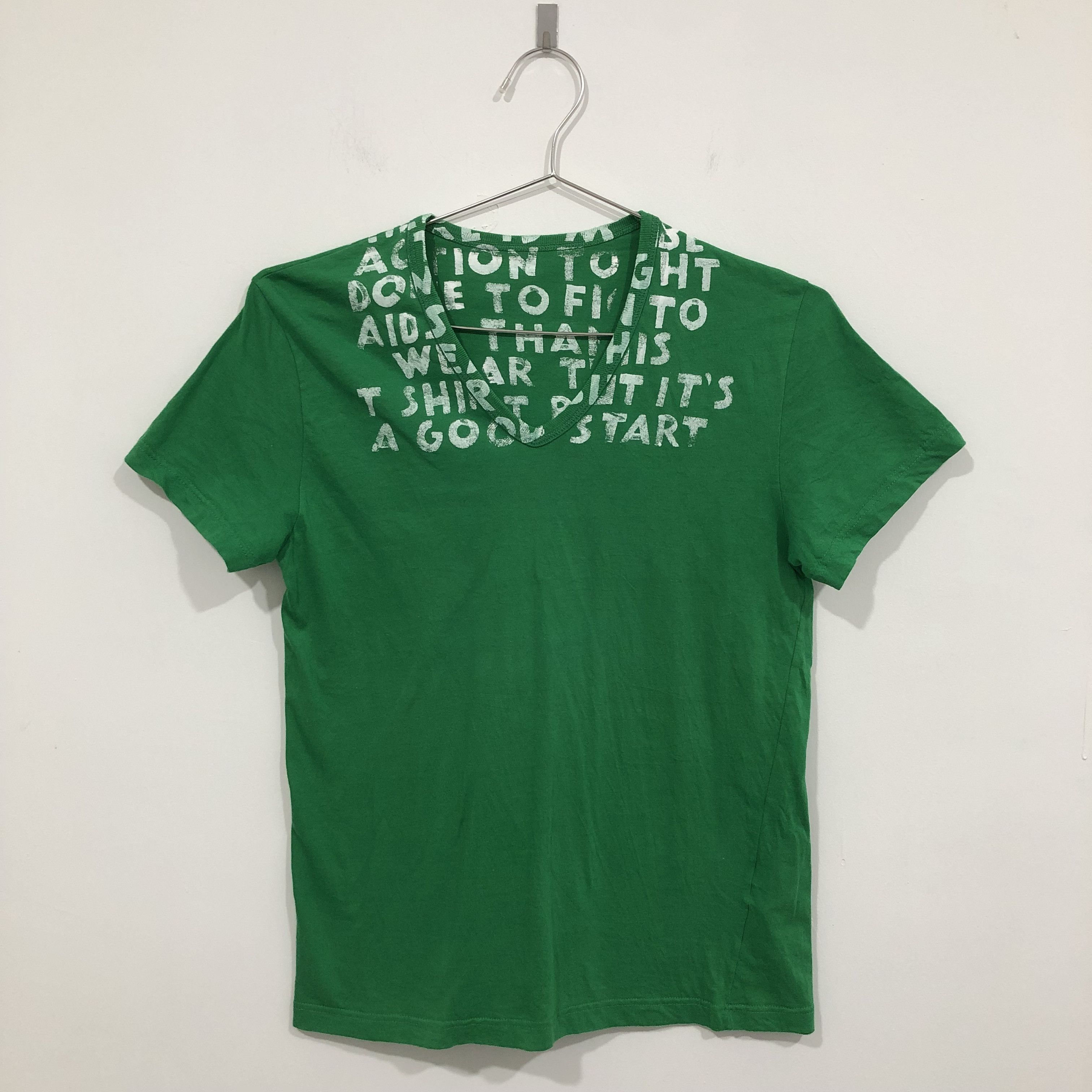 Maison Margiela Vintage Y2K Maison Margiela AIDS Tee Size US XS / EU 42 / 0 - 1 Thumbnail