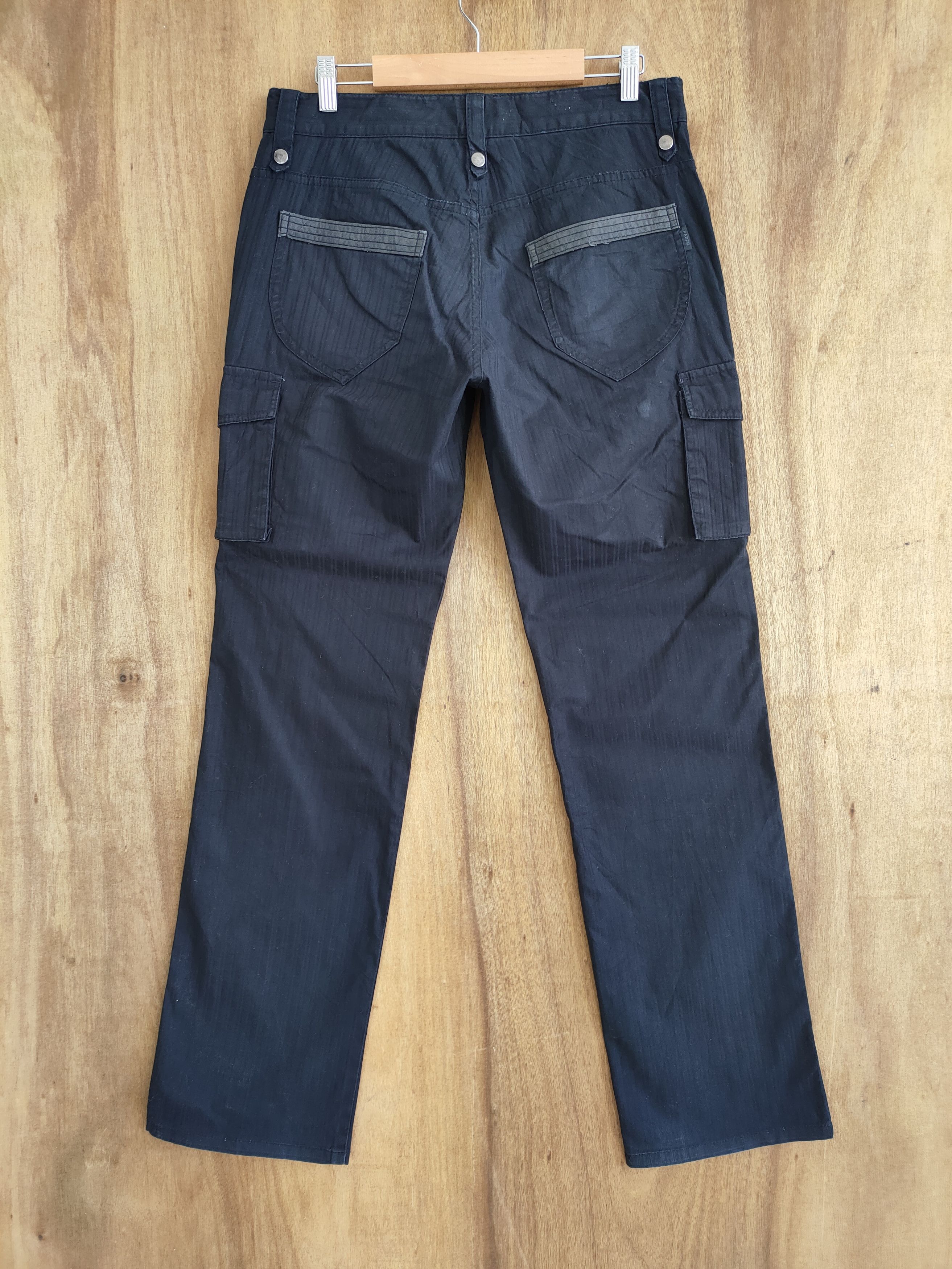 Japanese Brand × Vintage VINTAGE JAPANESE DARK BLUE CARGO PANTS Size US 32 / EU 48 - 10 Thumbnail