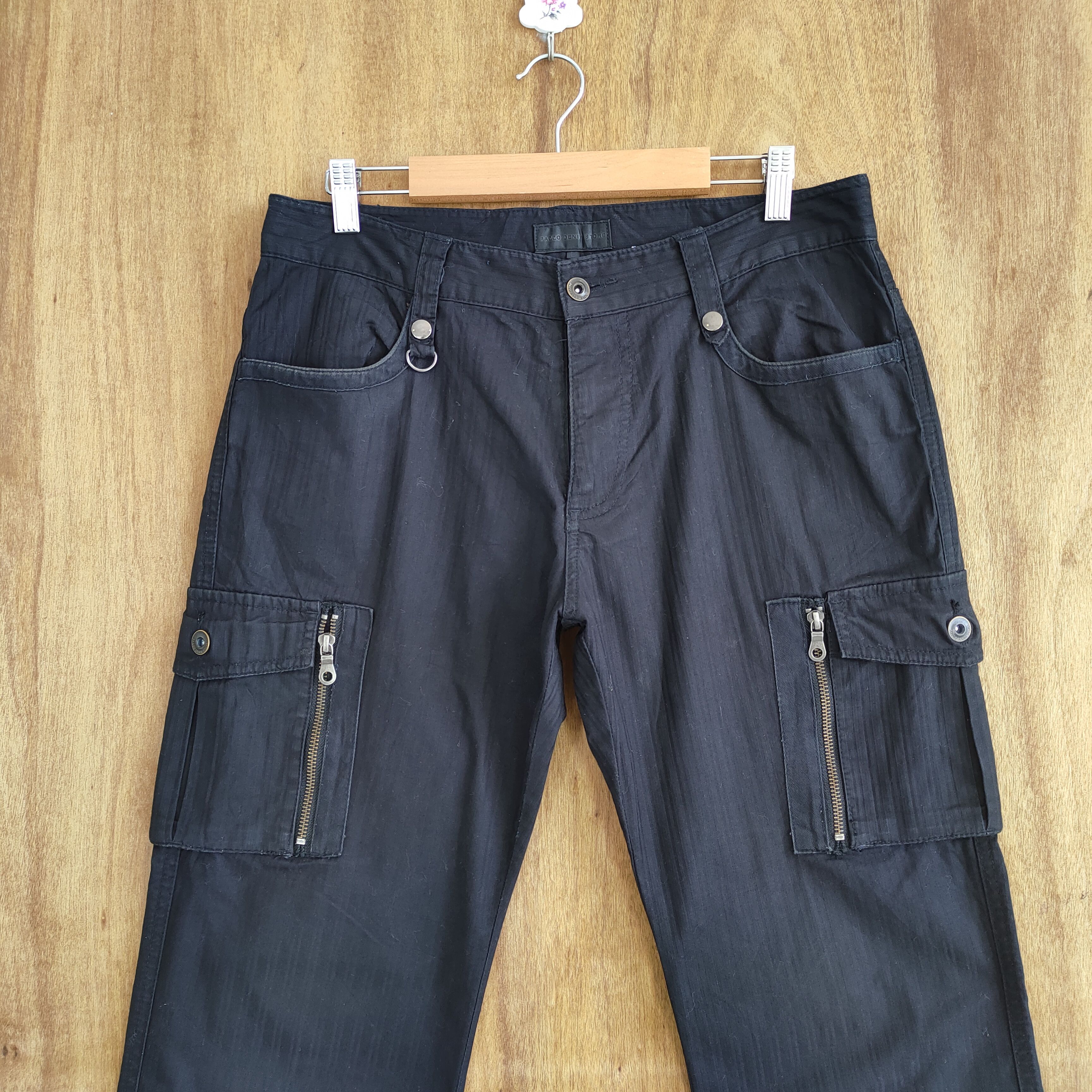 Japanese Brand × Vintage VINTAGE JAPANESE DARK BLUE CARGO PANTS Size US 32 / EU 48 - 2 Thumbnail