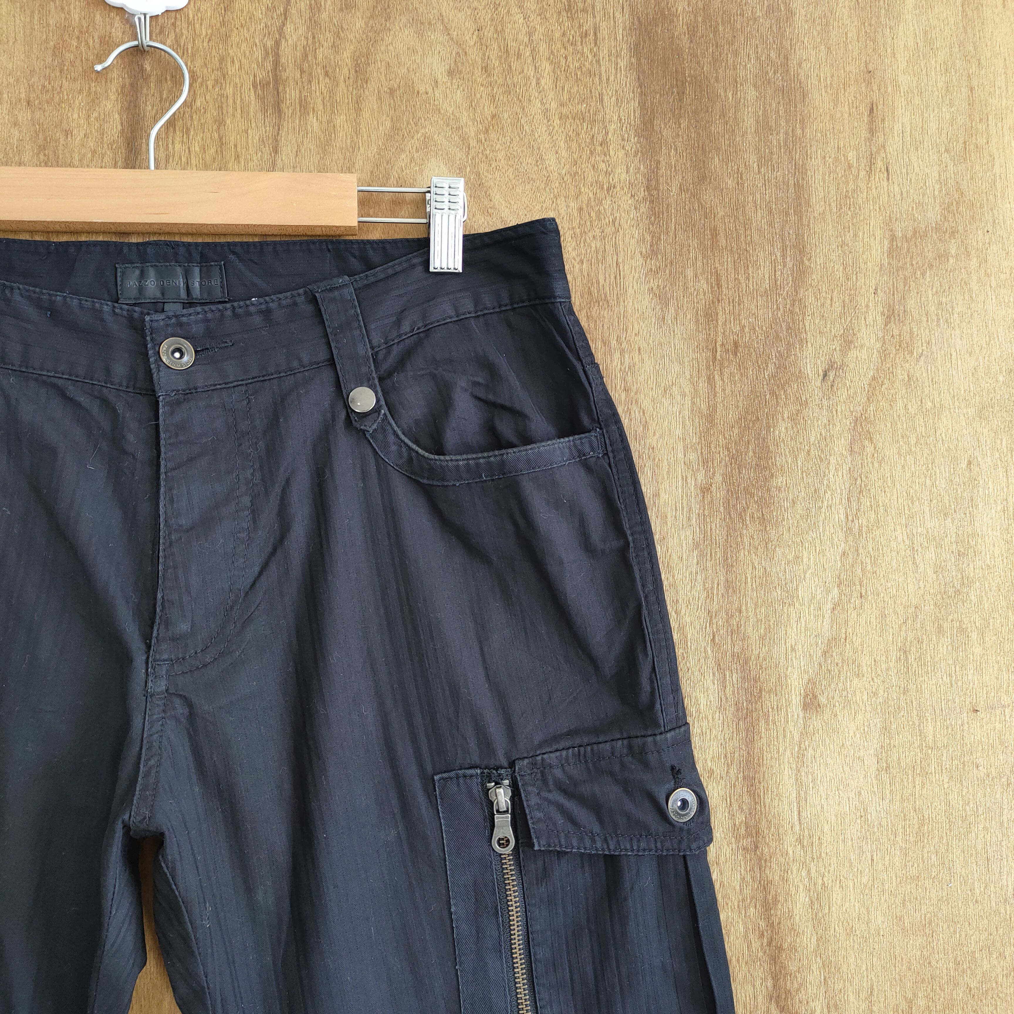 Japanese Brand × Vintage VINTAGE JAPANESE DARK BLUE CARGO PANTS Size US 32 / EU 48 - 6 Thumbnail