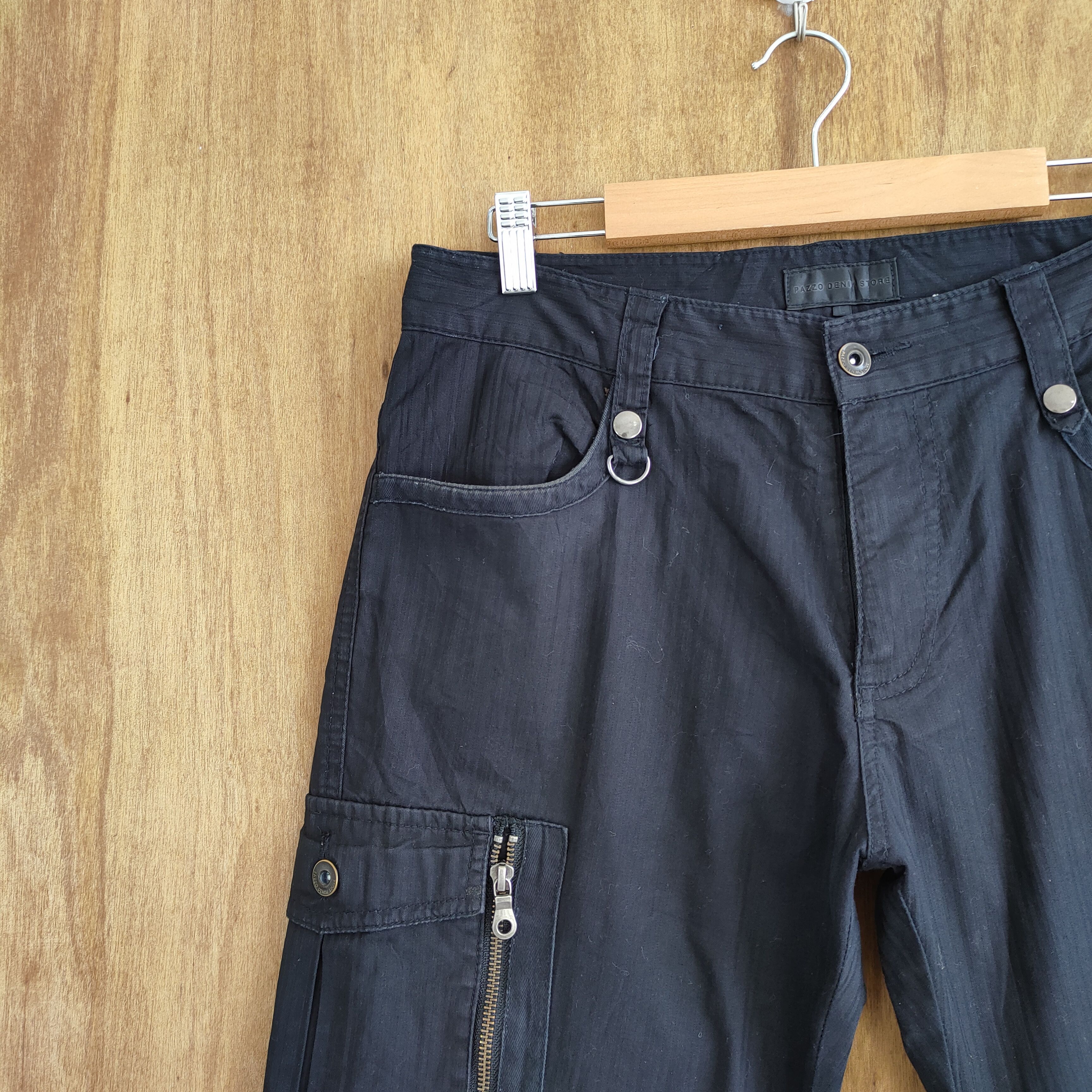 Japanese Brand × Vintage VINTAGE JAPANESE DARK BLUE CARGO PANTS Size US 32 / EU 48 - 5 Thumbnail