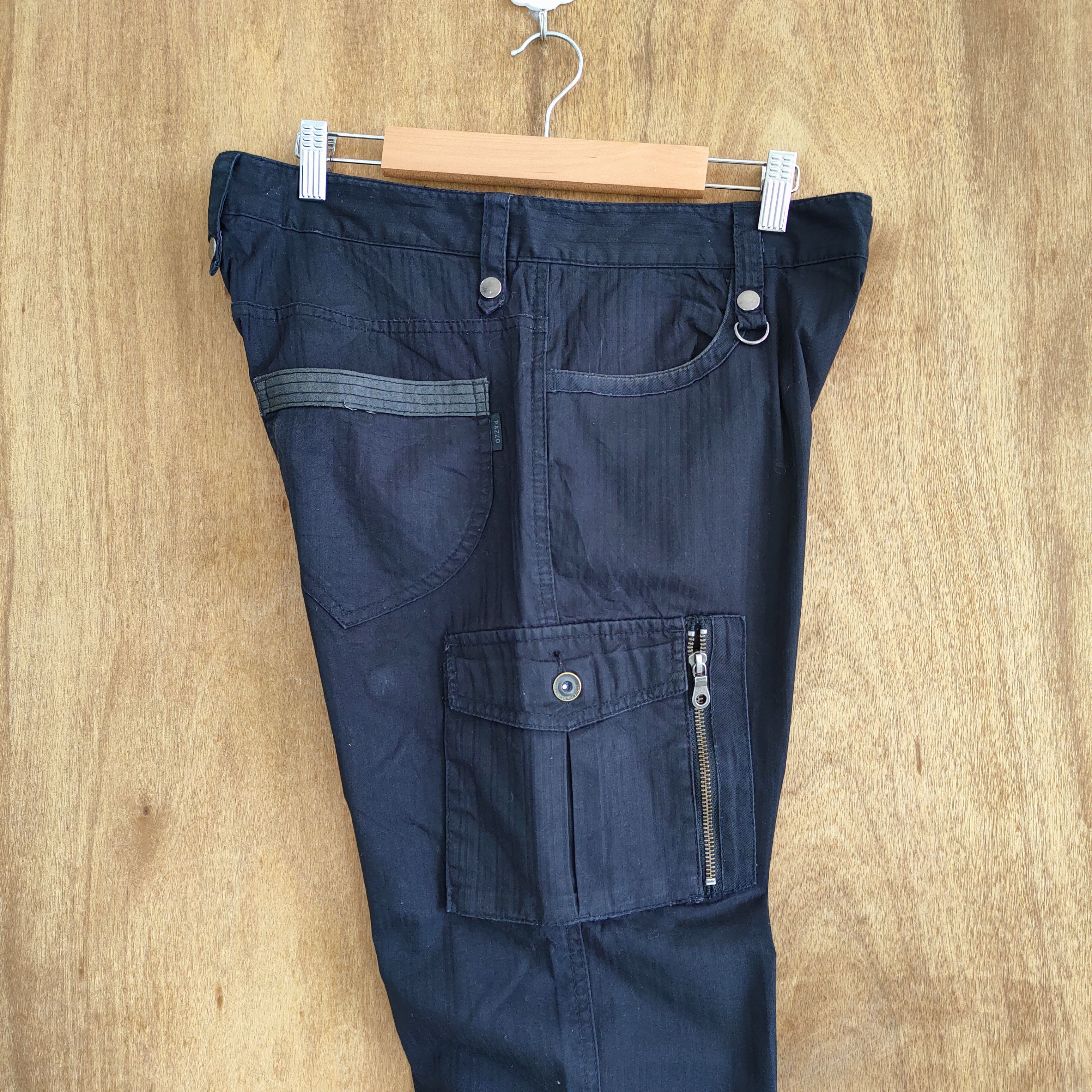 Japanese Brand × Vintage VINTAGE JAPANESE DARK BLUE CARGO PANTS Size US 32 / EU 48 - 16 Thumbnail