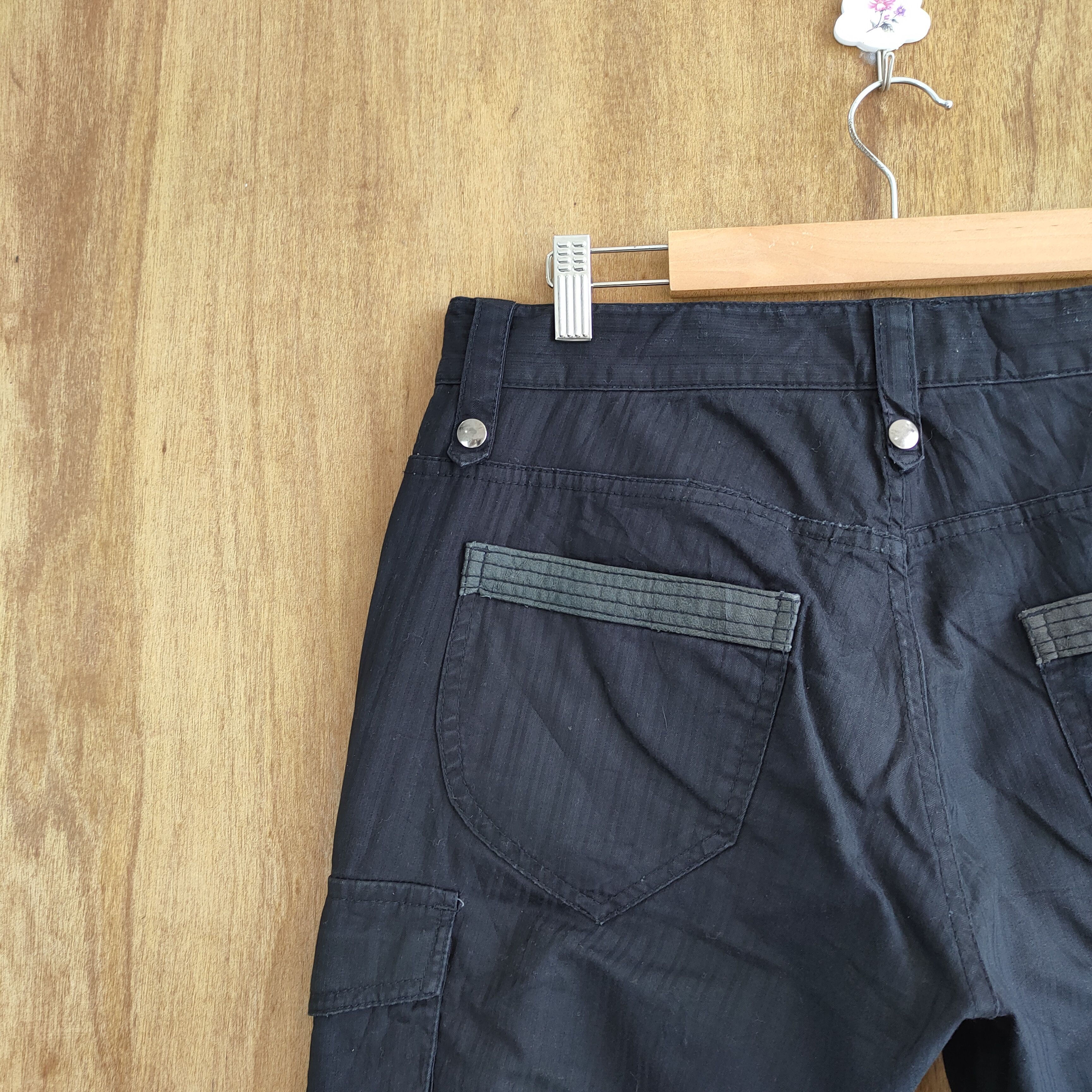 Japanese Brand × Vintage VINTAGE JAPANESE DARK BLUE CARGO PANTS Size US 32 / EU 48 - 13 Thumbnail