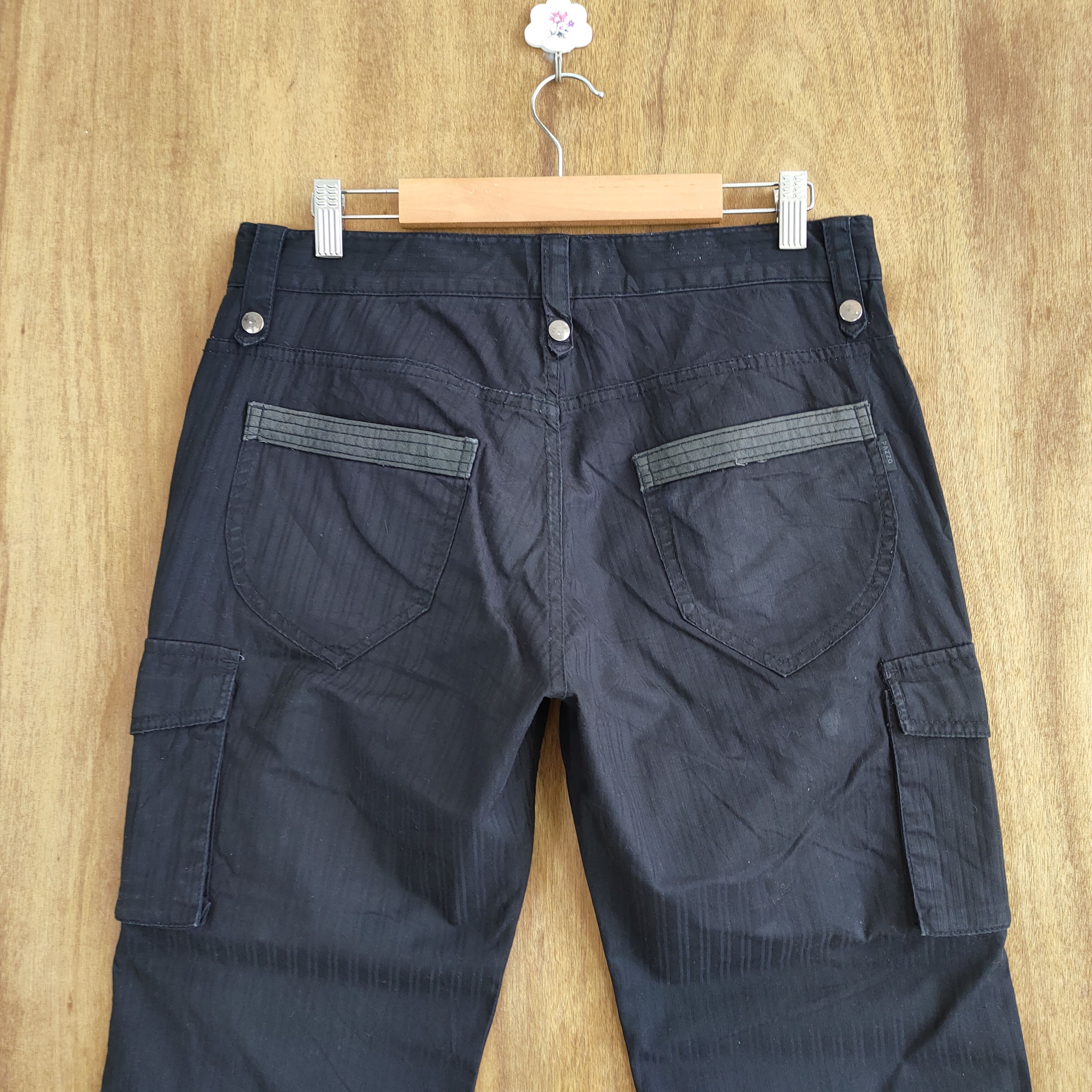Japanese Brand × Vintage VINTAGE JAPANESE DARK BLUE CARGO PANTS Size US 32 / EU 48 - 11 Thumbnail