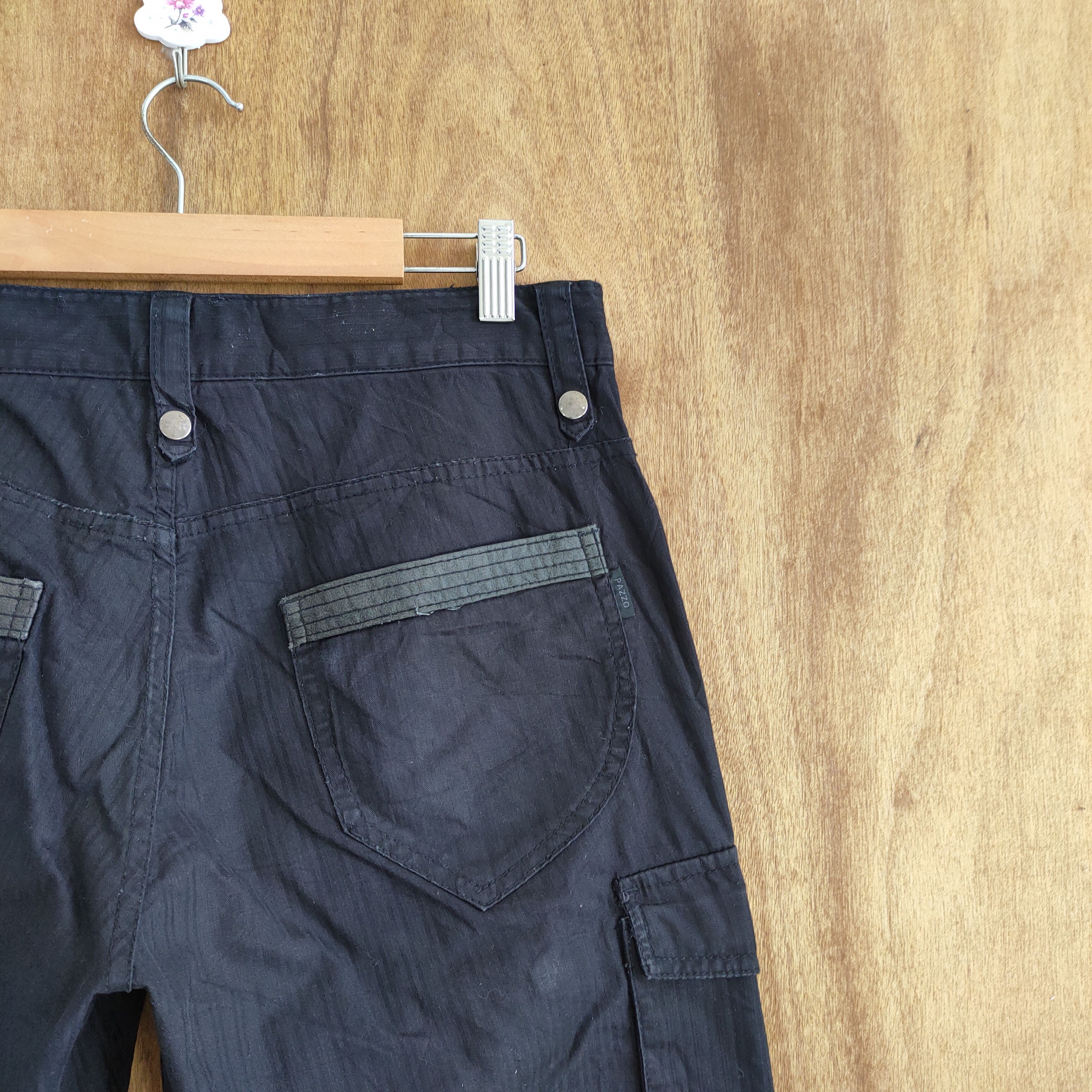 Japanese Brand × Vintage VINTAGE JAPANESE DARK BLUE CARGO PANTS Size US 32 / EU 48 - 14 Thumbnail