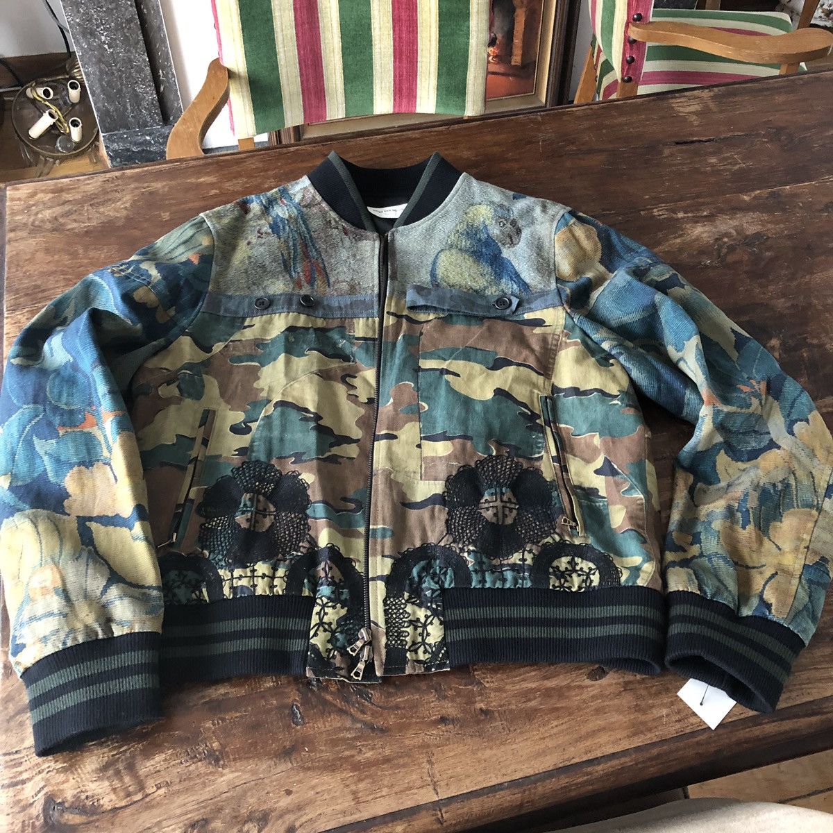 Dries Van Noten Dries Van Noten embroidered camo Bomber jacket S/S17 Size US L / EU 52-54 / 3 - 4 Thumbnail