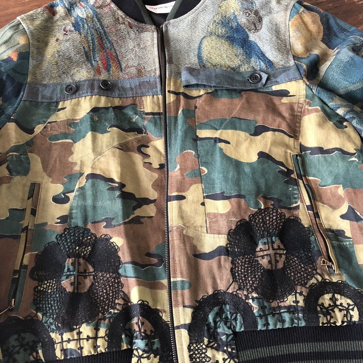Dries Van Noten Dries Van Noten embroidered camo Bomber jacket S/S17 Size US L / EU 52-54 / 3 - 3 Thumbnail